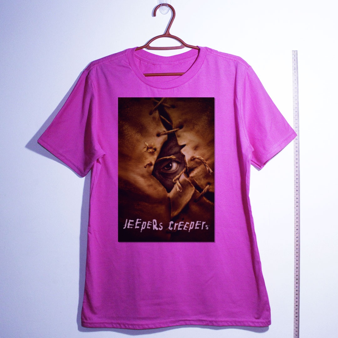 Camiseta_algodao_rosa_camarada_do_alem_-_Jeepers_Creepers_Olhos_famintos | Jeepers Creepers (Olhos famintos)