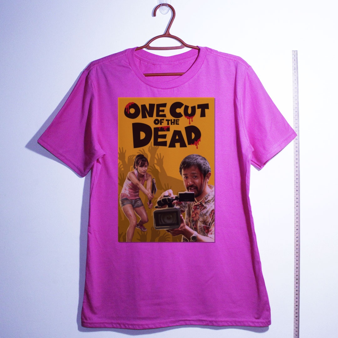 Camiseta_algodao_rosa_camarada_do_alem_-_One_Cut_of_the_Dead | One Cut of the Dead