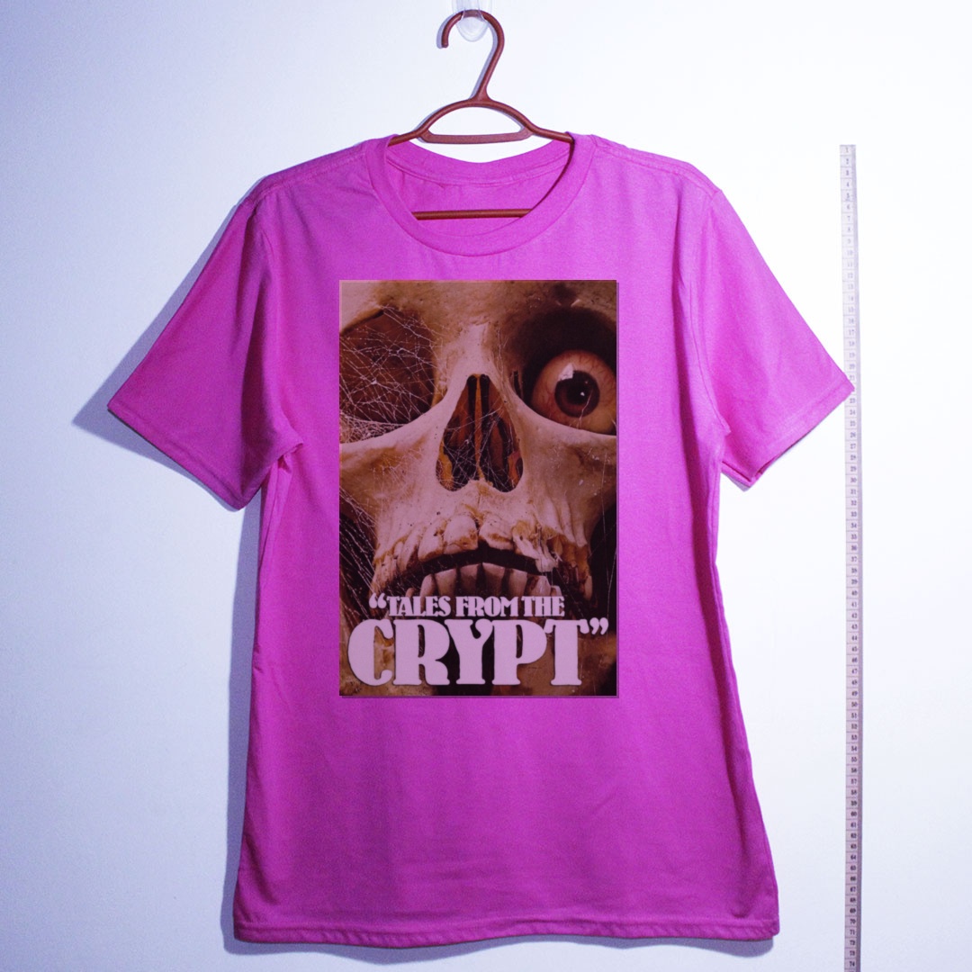 Camiseta_algodao_rosa_camarada_do_alem_-_Tales_from_the_Crypt_Contos_da_cripta | Tales from the Crypt (Contos da cripta)