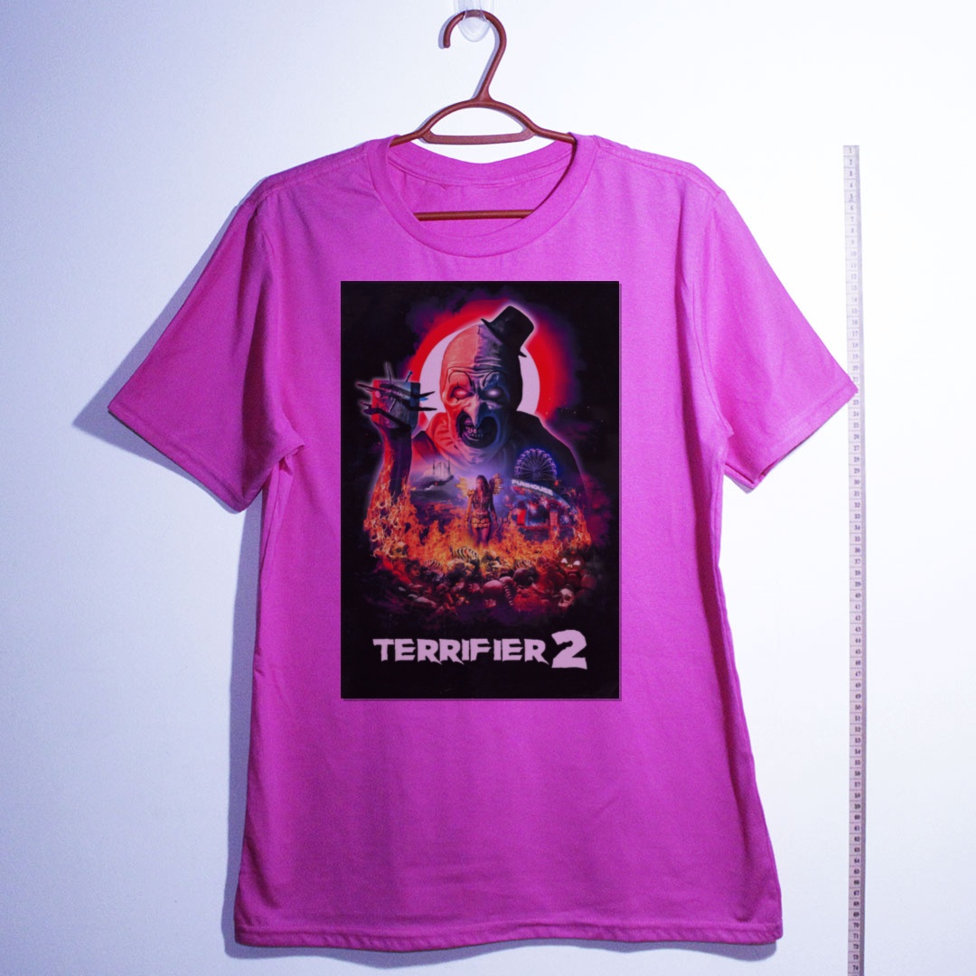 Camiseta_algodao_rosa_camarada_do_alem_-_Terrifier_2 | Terrifier 2
