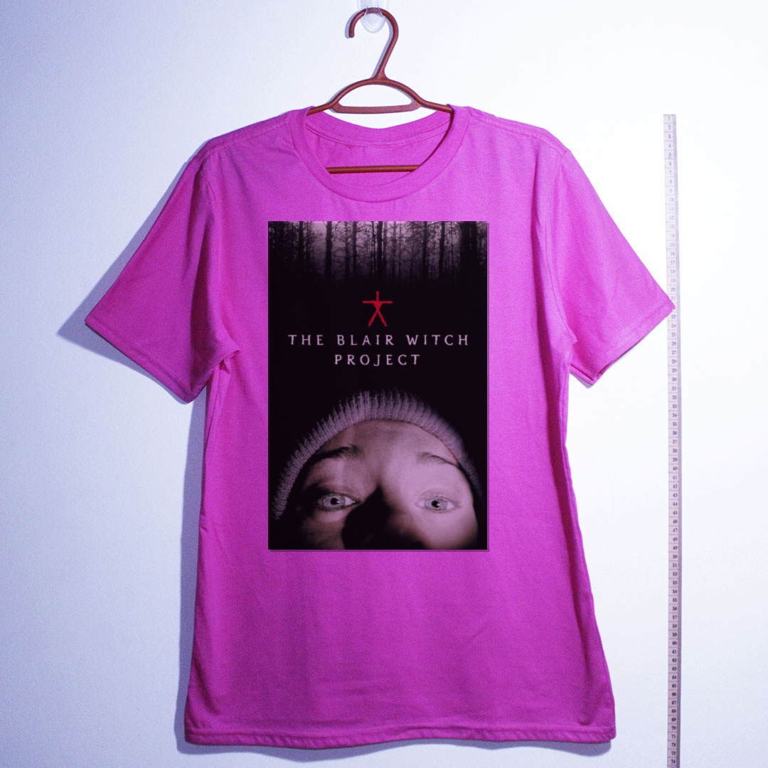 Camiseta_algodao_rosa_camarada_do_alem_-_The_Blair_Witch_Project_A_bruxa_de_Blair | The Blair Witch Project (A bruxa de Blair)