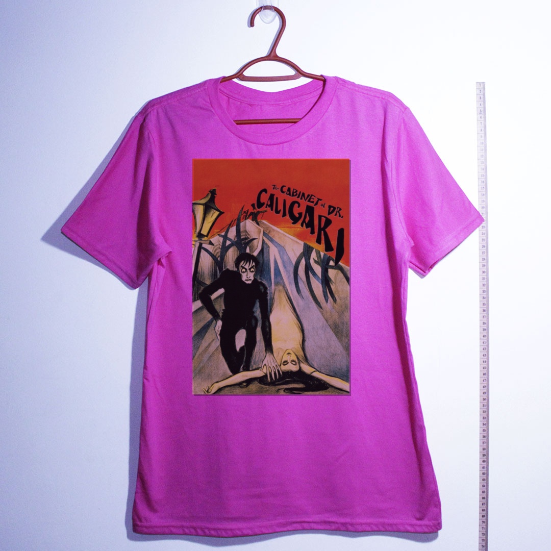 Camiseta_algodao_rosa_camarada_do_alem_-_The_Cabinet_of_Dr_Caligari_O_gabinete_do_Dr_Caligari | The Cabinet of Dr. Caligari (O gabinete do Dr. Caligari)