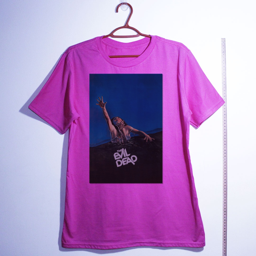 Camiseta_algodao_rosa_camarada_do_alem_-_The_Evil_Dead_Uma_noite_alucinante_-_a_morte_do_demonio | The Evil Dead (Uma noite alucinante - a morte do demônio)