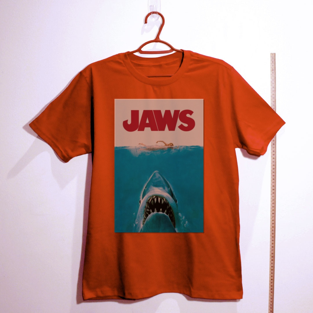 Camiseta_algodao_vermelho_camarada_do_alem_-_Jaws_Tubarao | Jaws (Tubarão)