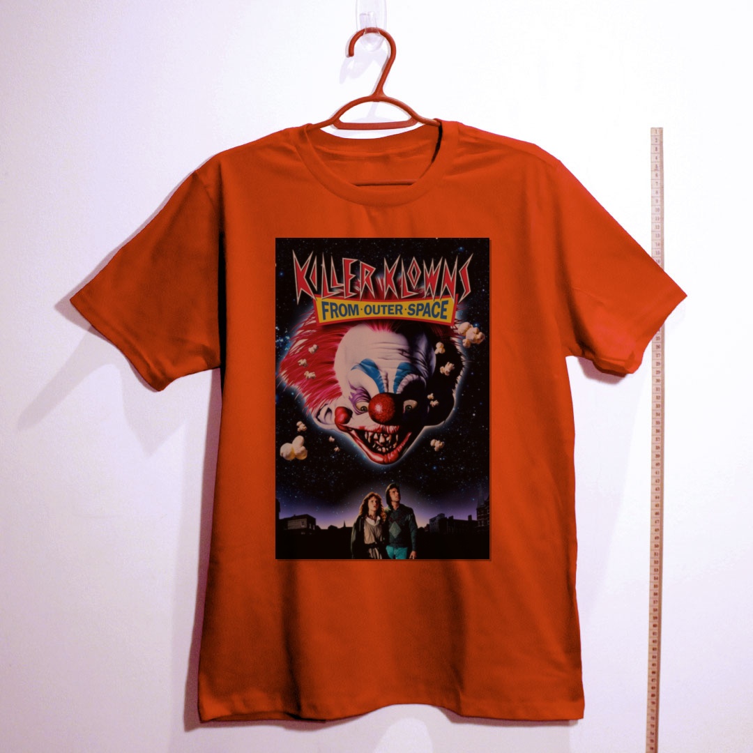 Camiseta_algodao_vermelho_camarada_do_alem_-_Killer_Klowns_from_Outer_Space_Palhacos_assassinos_do_espaco_sideral | Killer Klowns from Outer Space (Palhaços assassinos do espaço sideral)