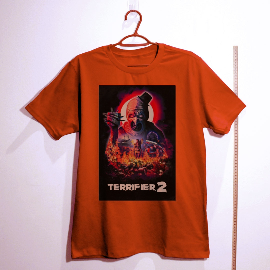 Camiseta_algodao_vermelho_camarada_do_alem_-_Terrifier_2 | Terrifier 2