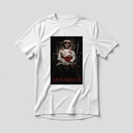 Camiseta_dry_fit_branco_camarada_do_alem_-_Annabelle | Annabelle