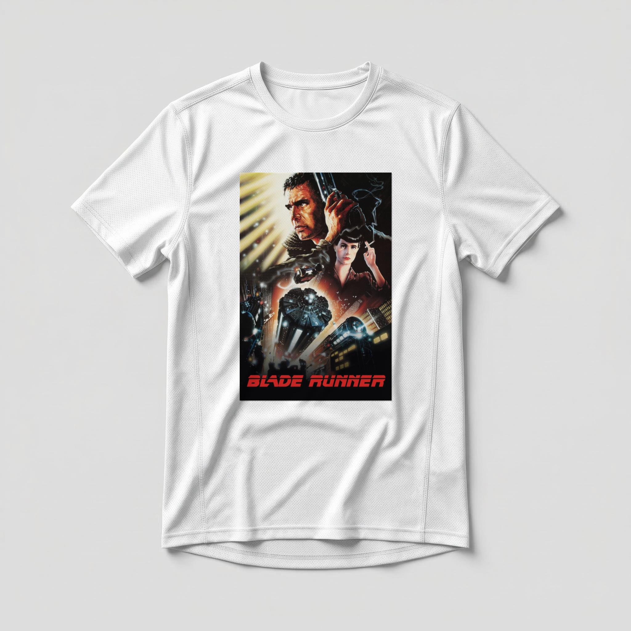 Camiseta_dry_fit_branco_camarada_do_alem_-_Blade_Runner_Blade_Runner_-_o_cacador_de_androides | Blade Runner (Blade Runner - o cacador de androides)