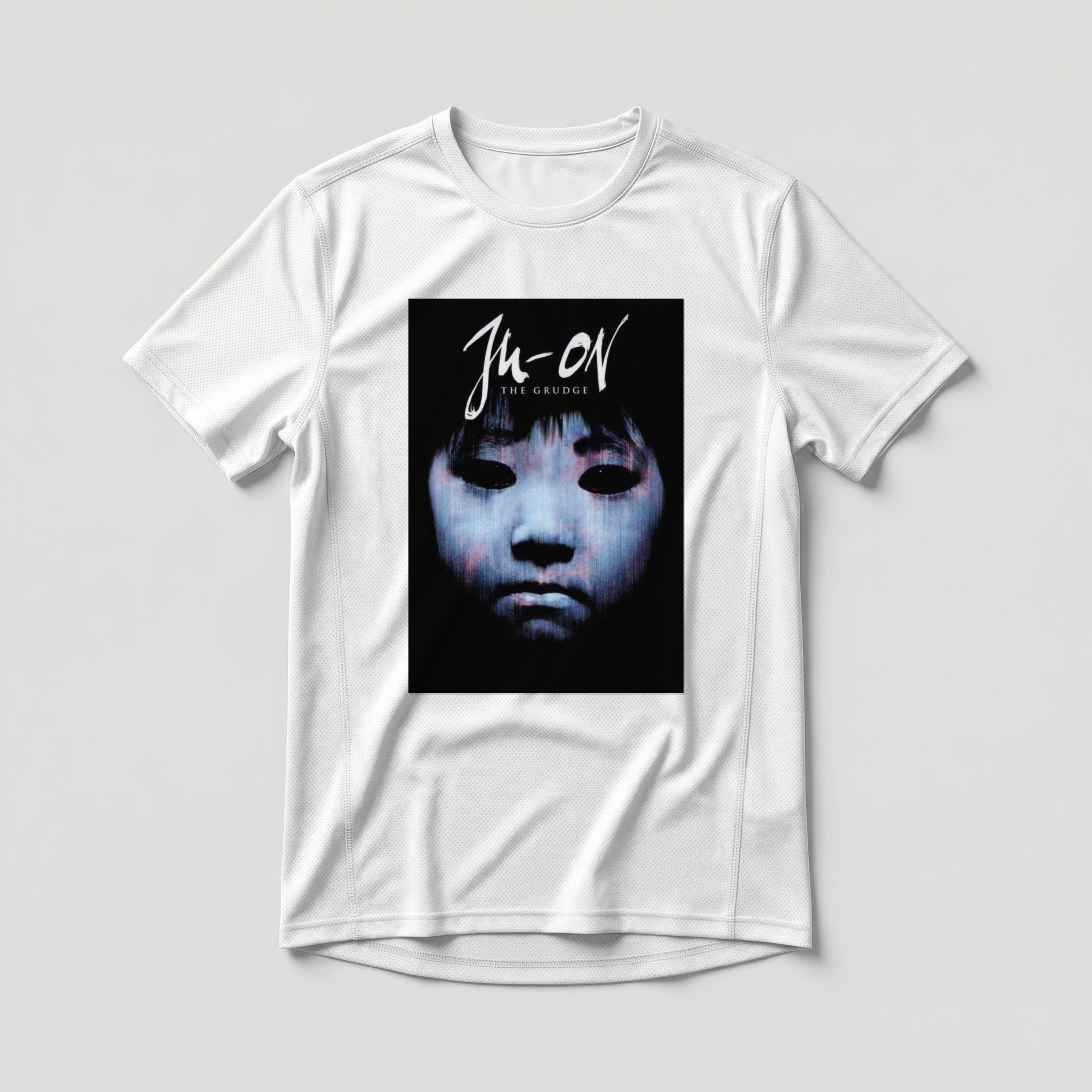 Camiseta_dry_fit_branco_camarada_do_alem_-_Ju-On_The_Grudge_Ju-On_the_grudge | Ju-On The Grudge (Ju-On: the grudge)