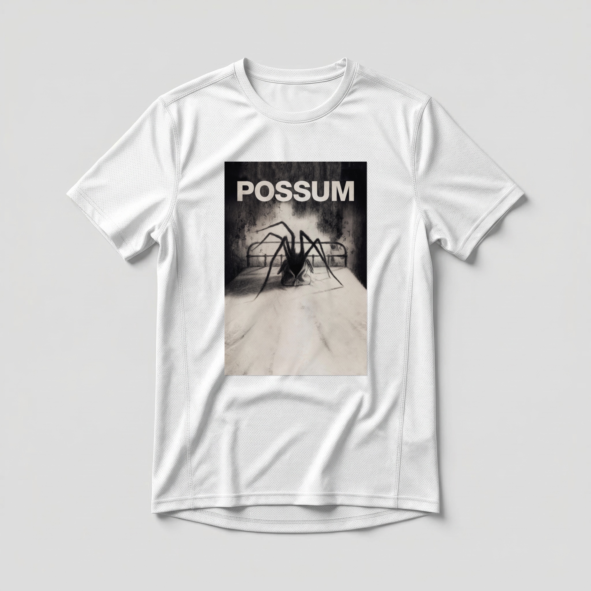 Camiseta_dry_fit_branco_camarada_do_alem_-_Possum | Possum