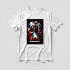 Camiseta_dry_fit_branco_camarada_do_alem_-_Terrifier | Terrifier