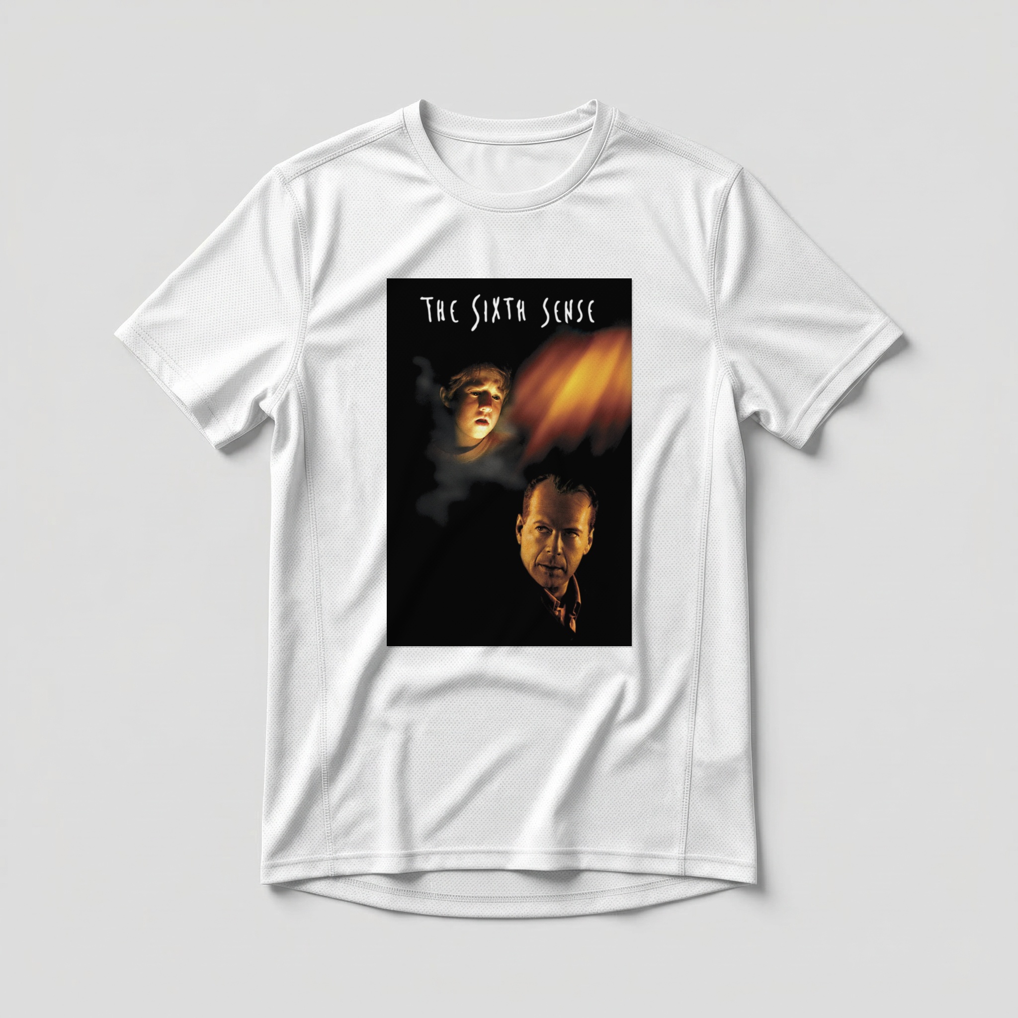 Camiseta_dry_fit_branco_camarada_do_alem_-_The_Sixth_Sense_O_sexto_sentido | The Sixth Sense (O sexto sentido)