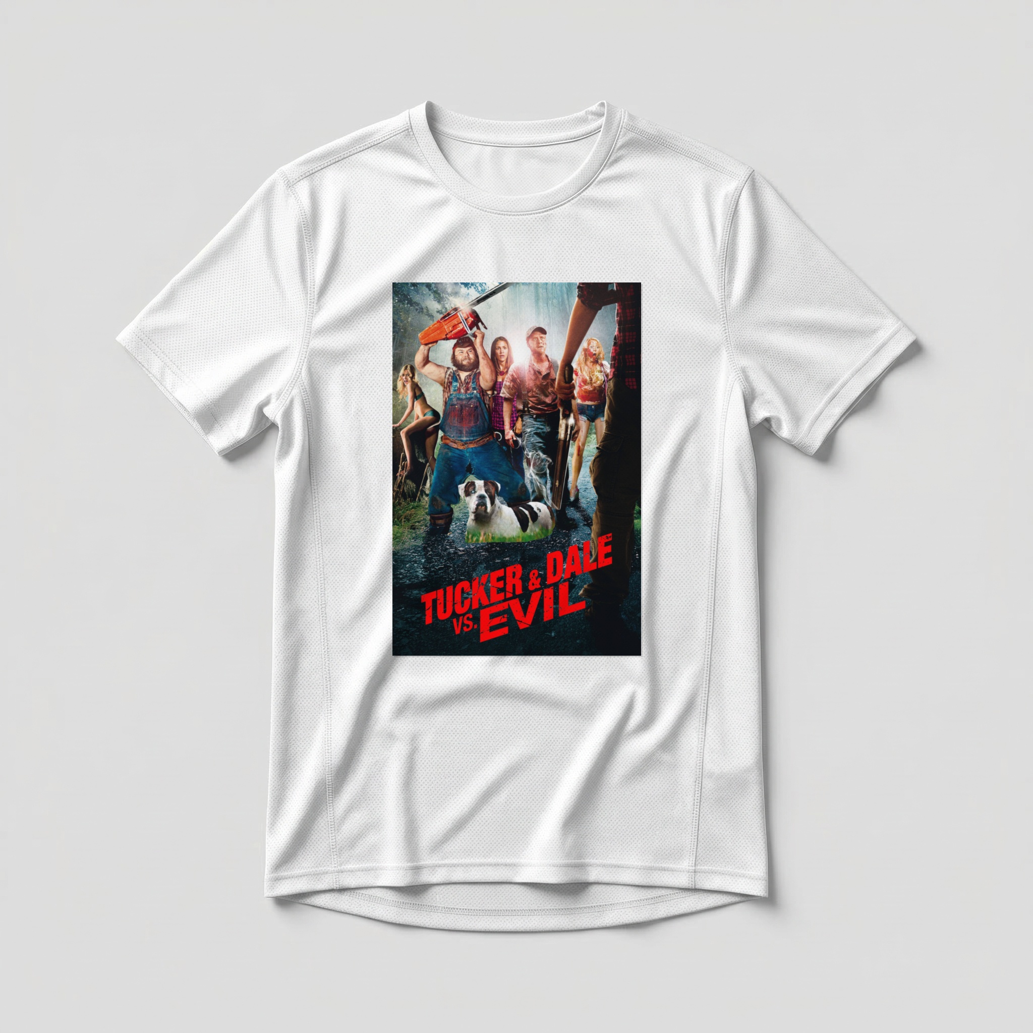 Camiseta_dry_fit_branco_camarada_do_alem_-_Tucker_and_Dale_vs_Evil_Tucker_Dale_contra_o_mal | Tucker and Dale vs Evil (Tucker & Dale contra o mal)