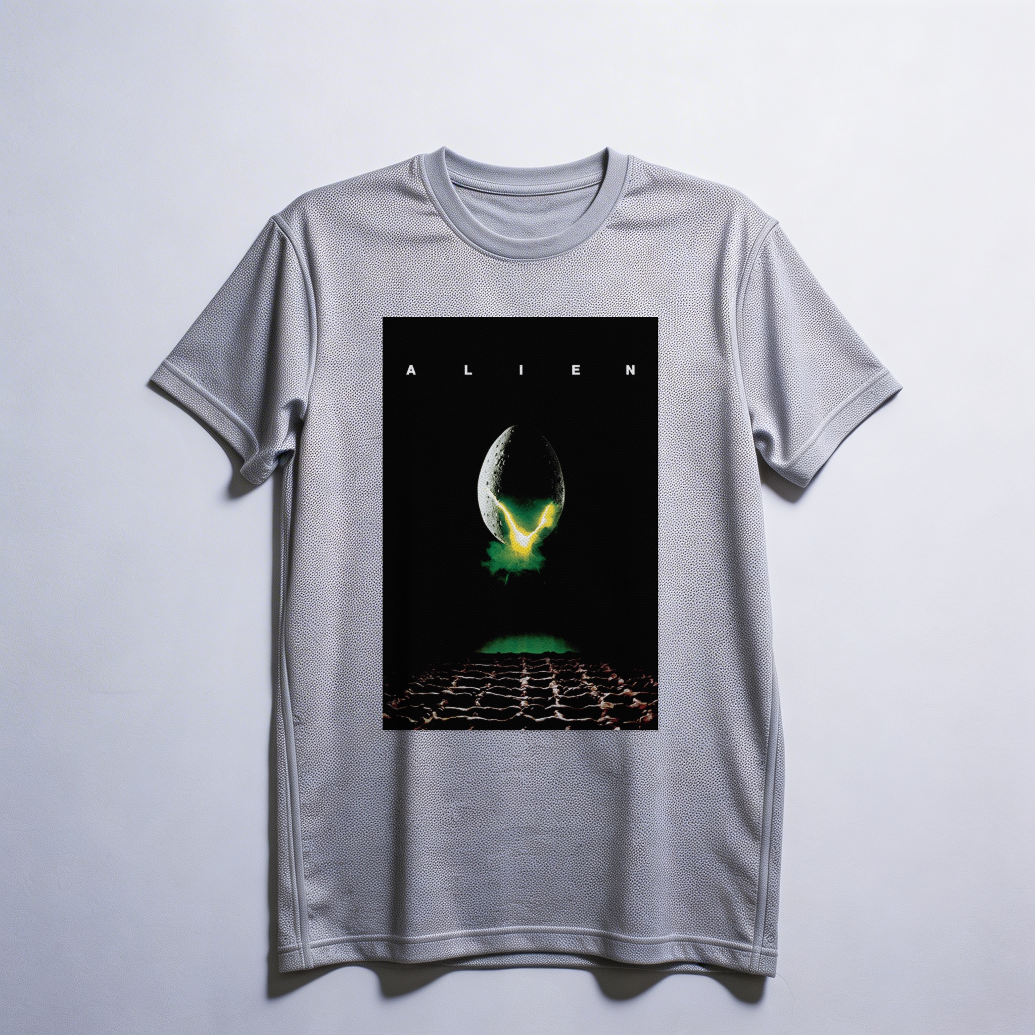 Camiseta_dry_fit_cinza_claro_camarada_do_alem_-_Alien_Alien_-_o_oitavo_passageiro | Alien (Alien - o oitavo passageiro)