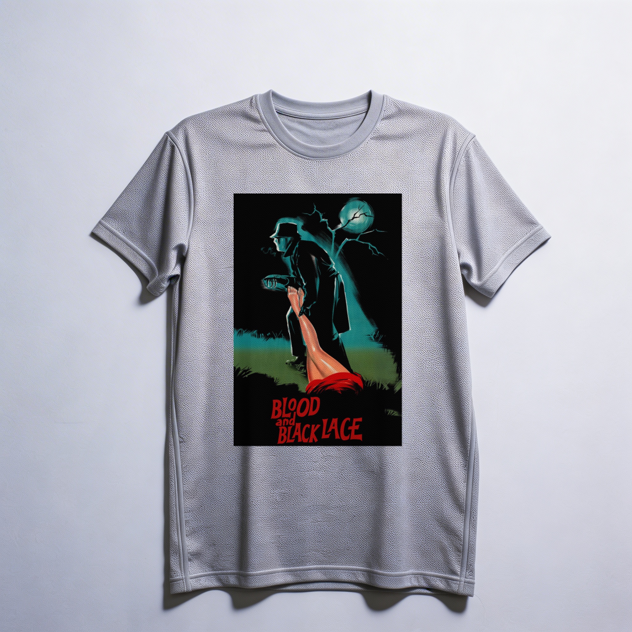 Camiseta_dry_fit_cinza_claro_camarada_do_alem_-_Blood_and_Black_Lace_Seis_mulheres_para_o_assassino | Blood and Black Lace (Seis mulheres para o assassino)