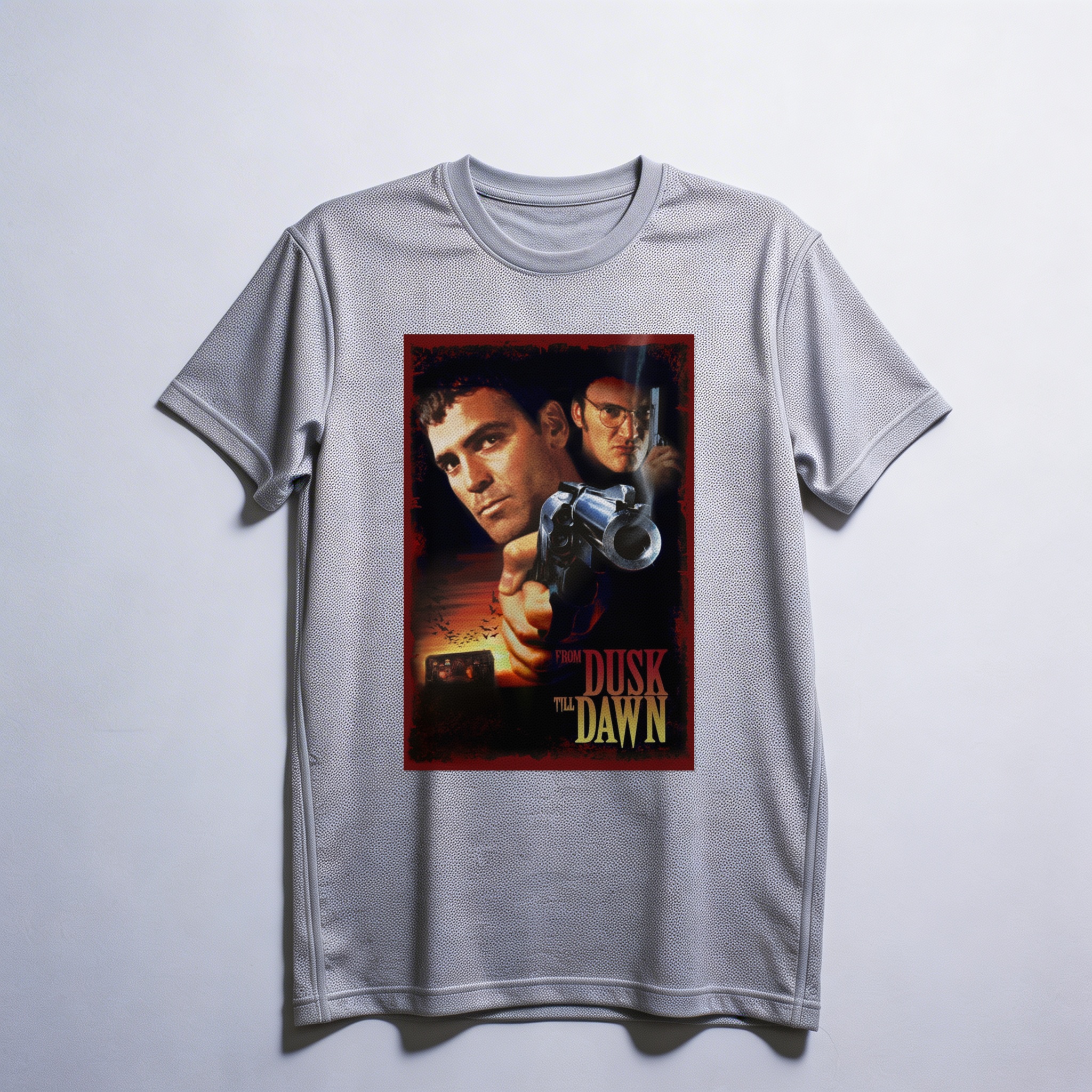 Camiseta_dry_fit_cinza_claro_camarada_do_alem_-_From_Dusk_Till_Dawn_Um_drink_no_inferno | From Dusk Till Dawn (Um drink no inferno)