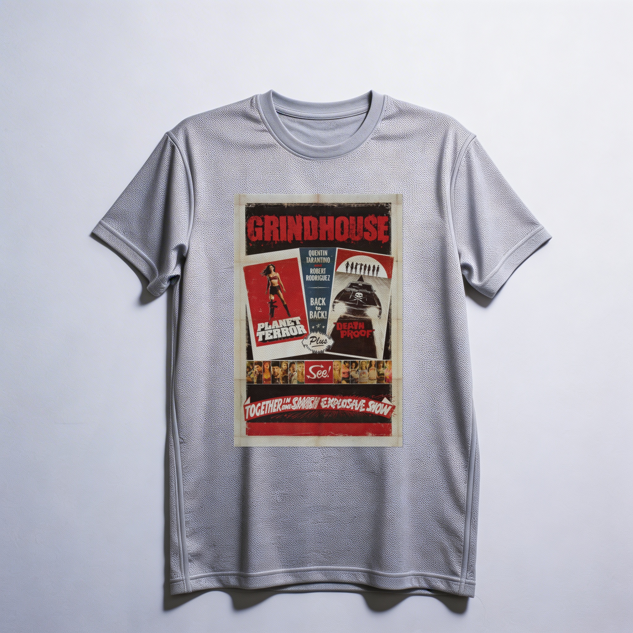 Camiseta_dry_fit_cinza_claro_camarada_do_alem_-_Grindhouse | Grindhouse