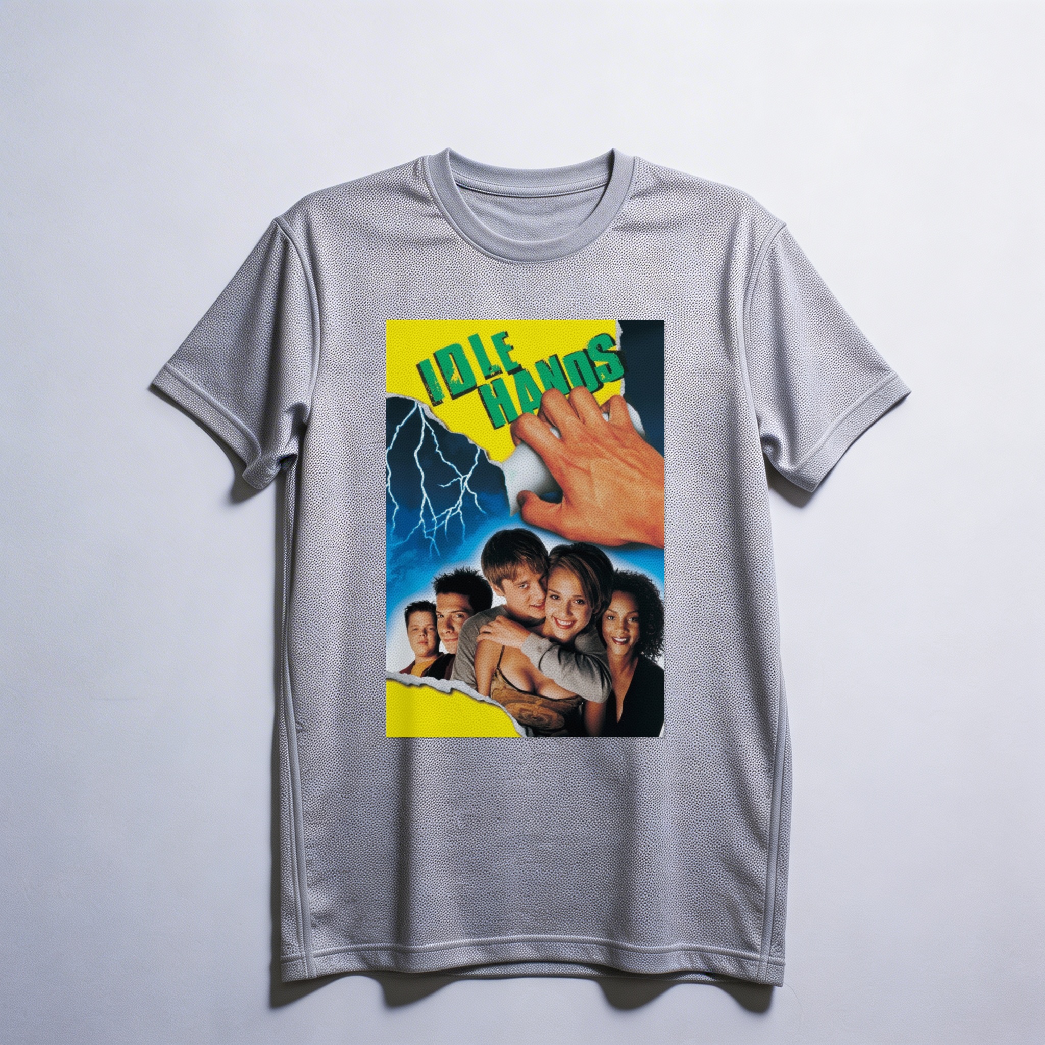 Camiseta_dry_fit_cinza_claro_camarada_do_alem_-_Idle_Hands_Maos_diabolicas | Idle Hands (Mãos diabólicas)