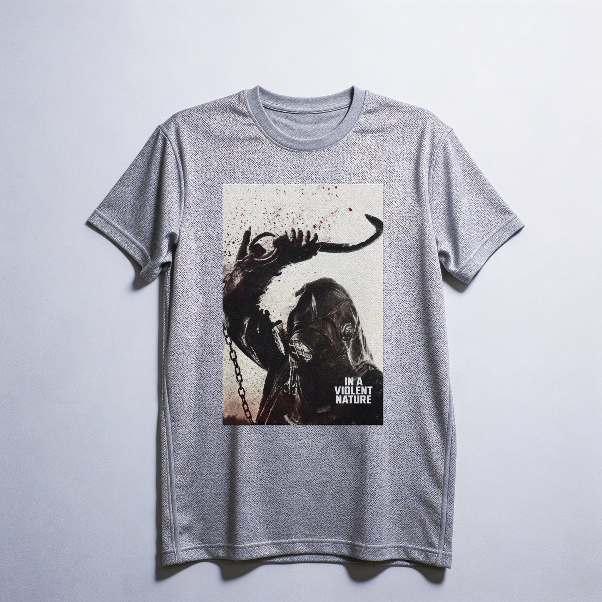 Camiseta_dry_fit_cinza_claro_camarada_do_alem_-_In_a_Violent_Nature | In a Violent Nature