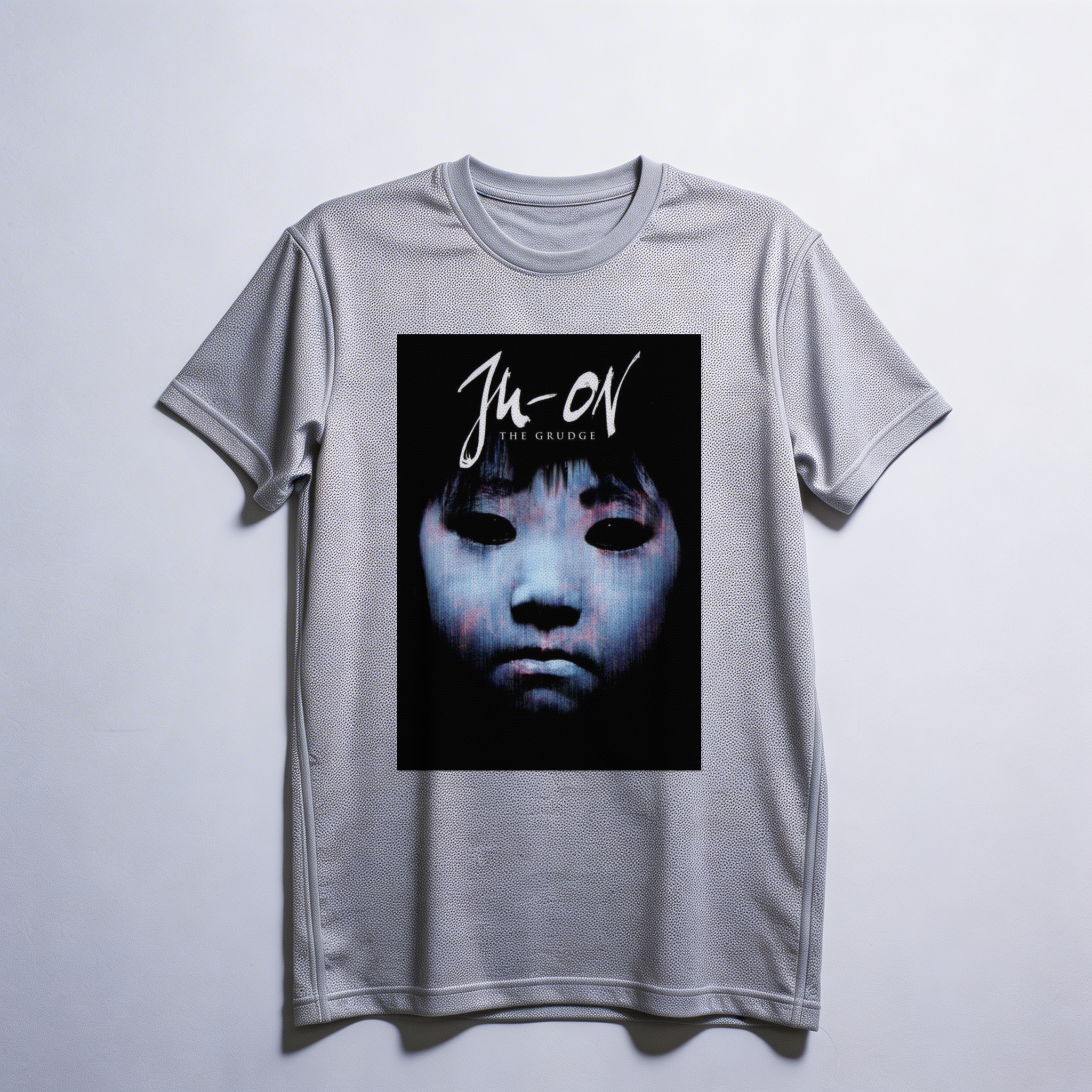 Camiseta_dry_fit_cinza_claro_camarada_do_alem_-_Ju-On_The_Grudge_Ju-On_the_grudge | Ju-On The Grudge (Ju-On: the grudge)