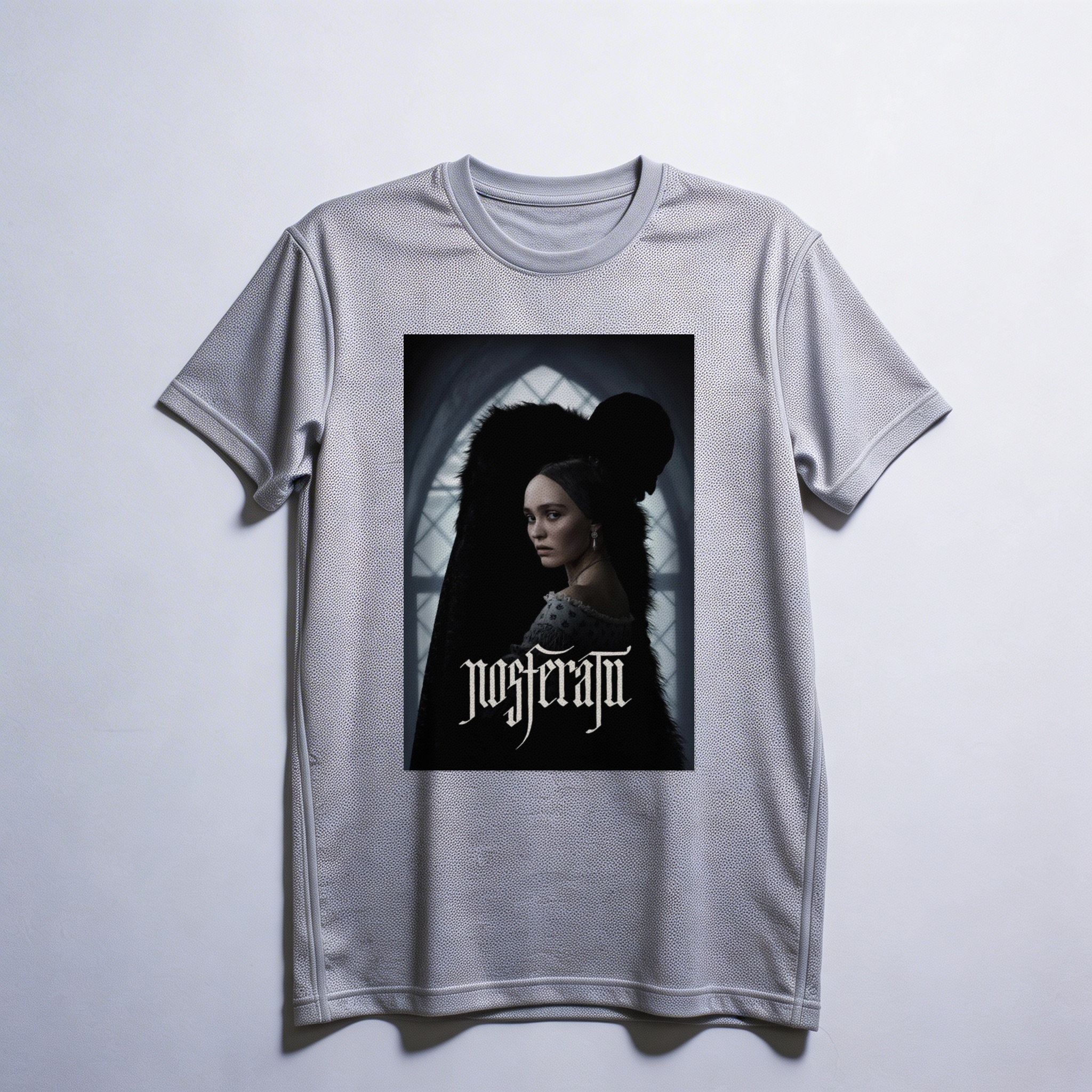 Camiseta_dry_fit_cinza_claro_camarada_do_alem_-_Nosferatu | Nosferatu