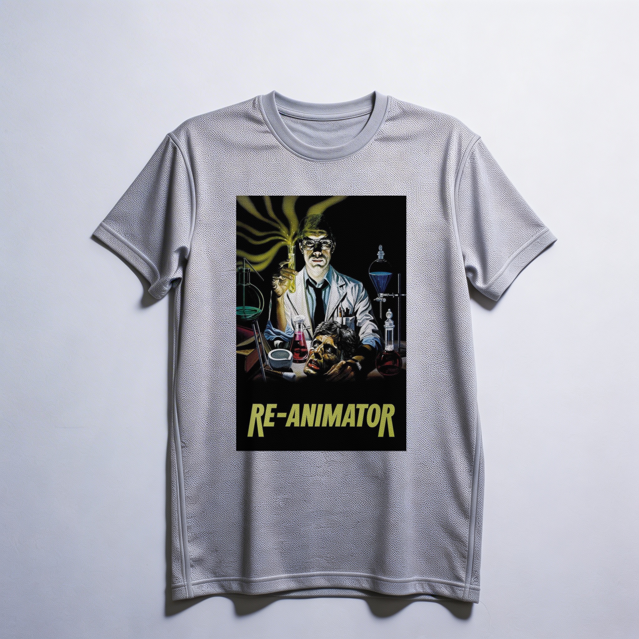 Camiseta_dry_fit_cinza_claro_camarada_do_alem_-_Re-Animator | Re-Animator