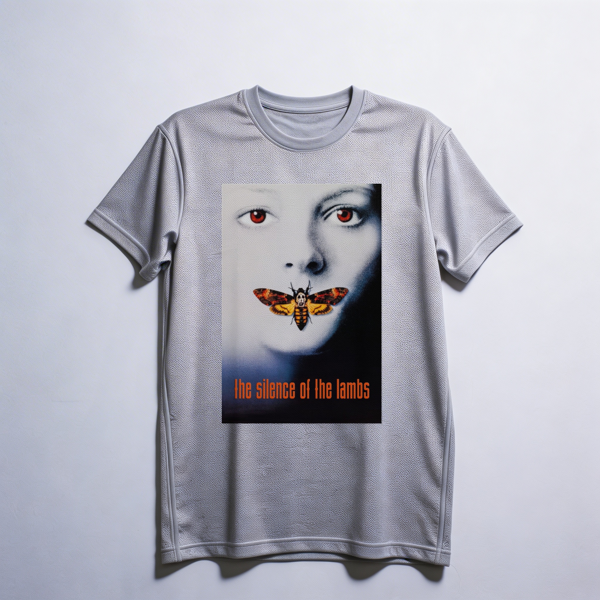 Camiseta_dry_fit_cinza_claro_camarada_do_alem_-_Silence_of_the_Lambs_O_silencio_dos_inocentes | Silence of the Lambs (O silêncio dos inocentes)