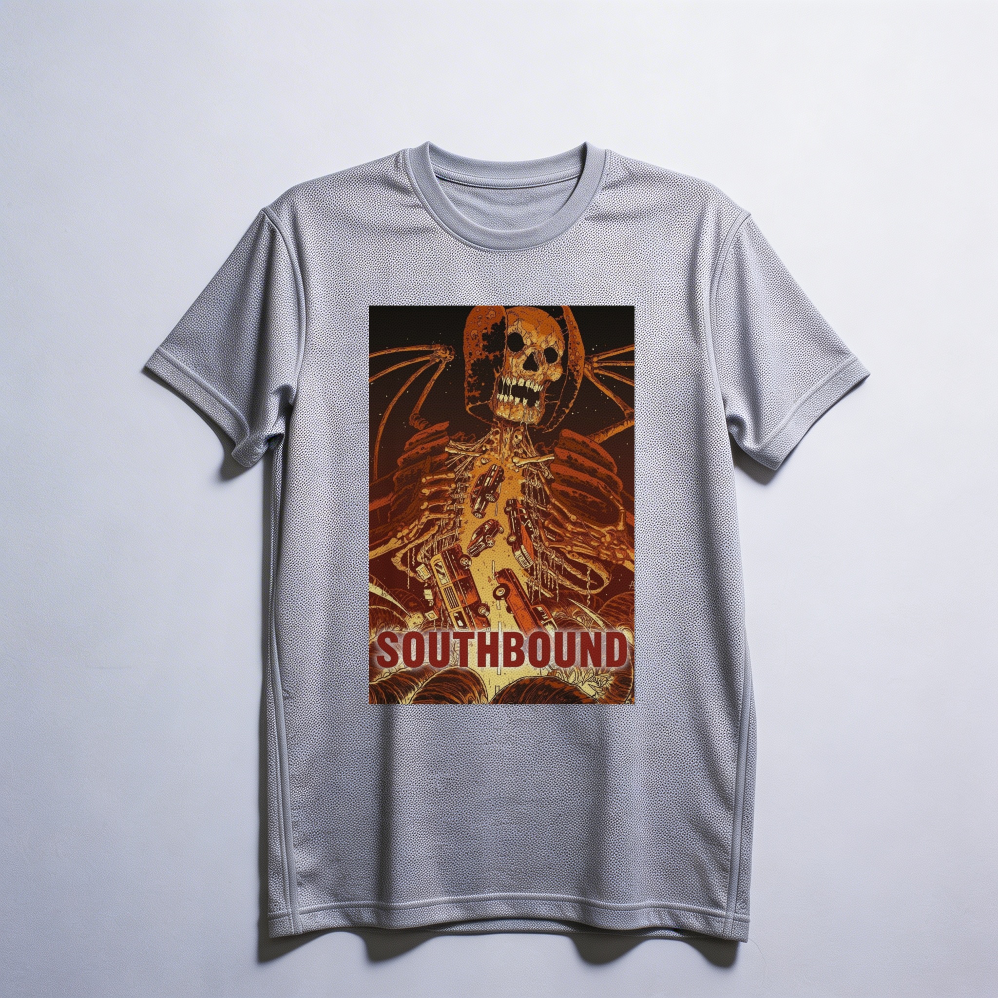Camiseta_dry_fit_cinza_claro_camarada_do_alem_-_Southbound | Southbound