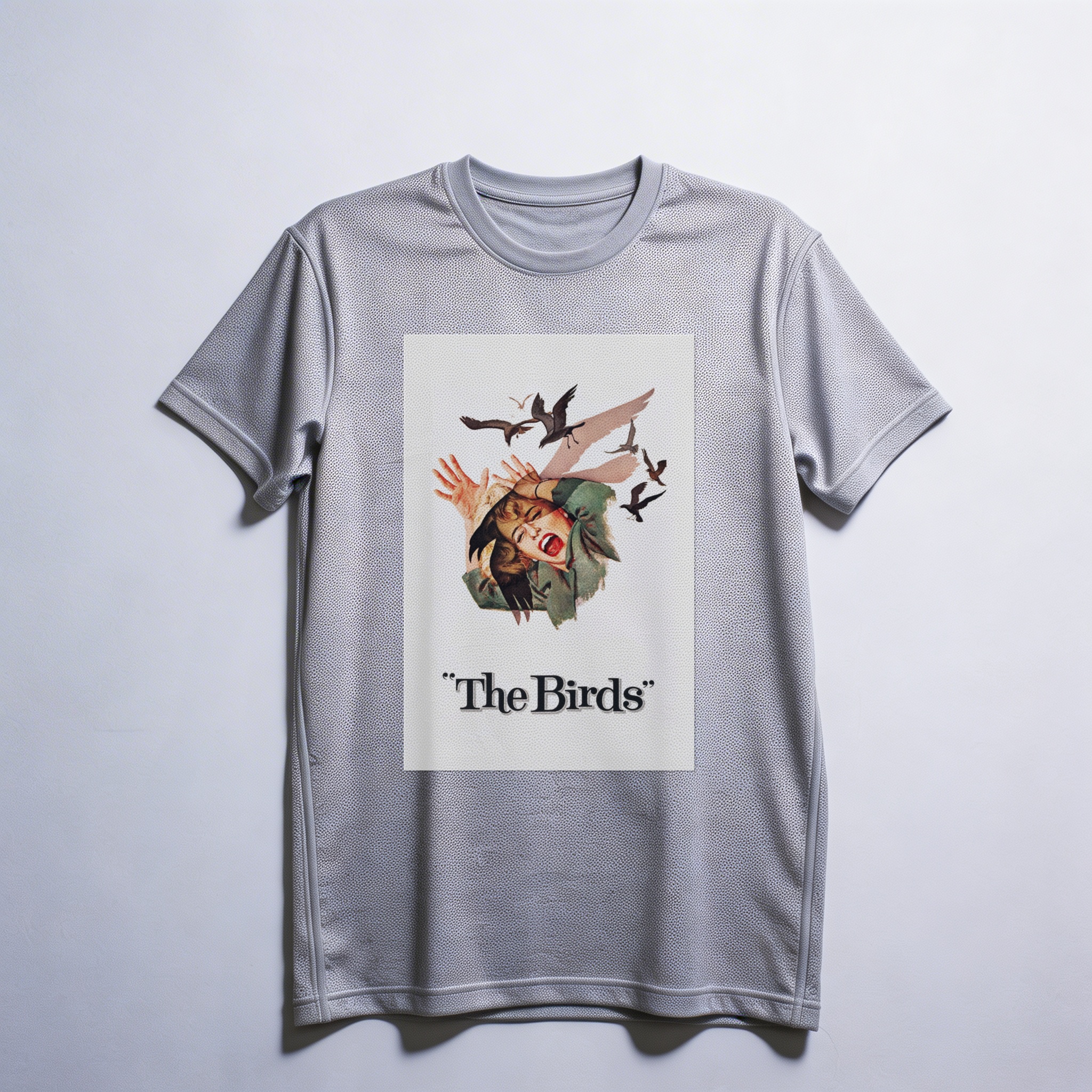 Camiseta_dry_fit_cinza_claro_camarada_do_alem_-_The_Birds_Os_passaros | The Birds (Os pássaros)