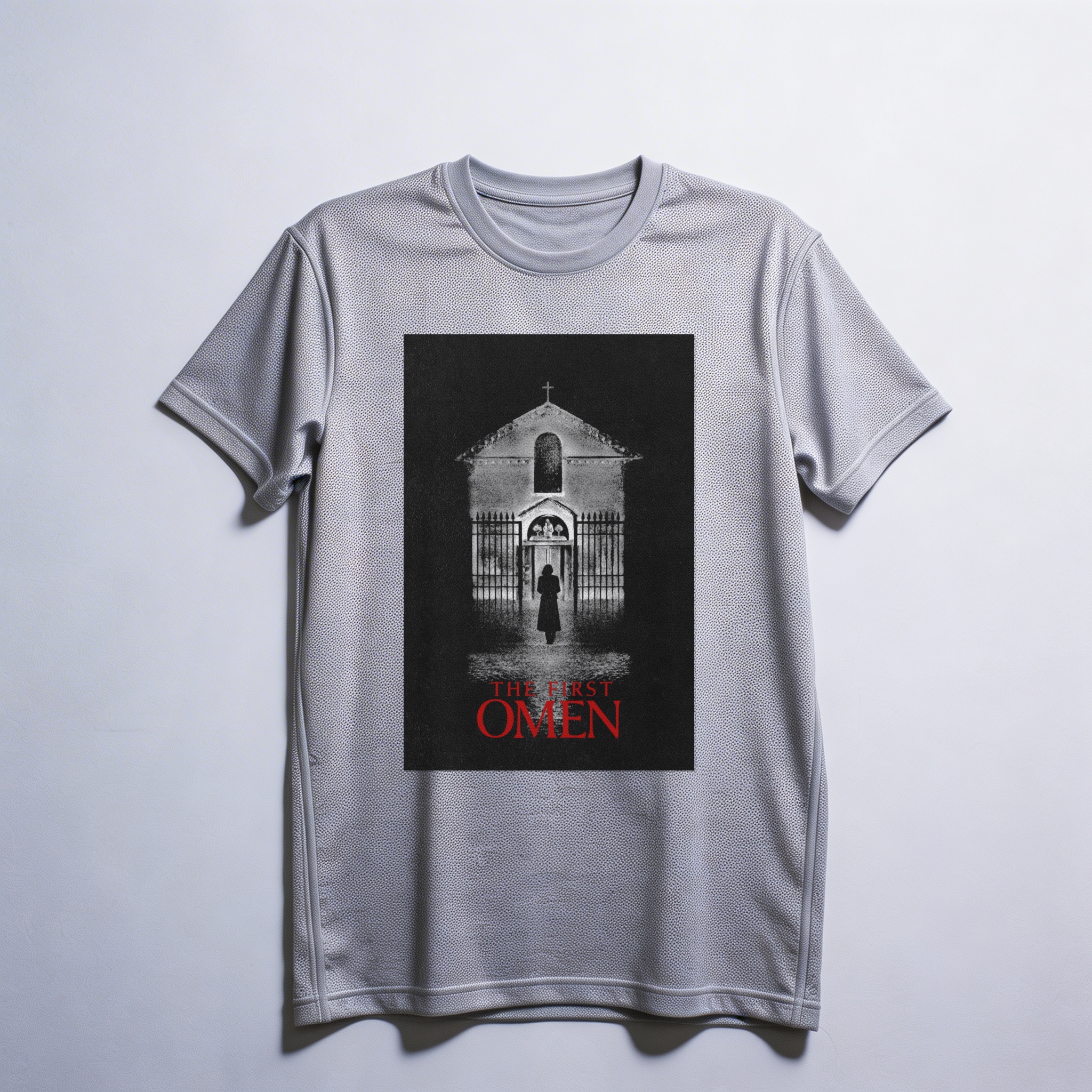 Camiseta_dry_fit_cinza_claro_camarada_do_alem_-_The_First_Omen_A_primeira_profecia | The First Omen (A primeira profecia)