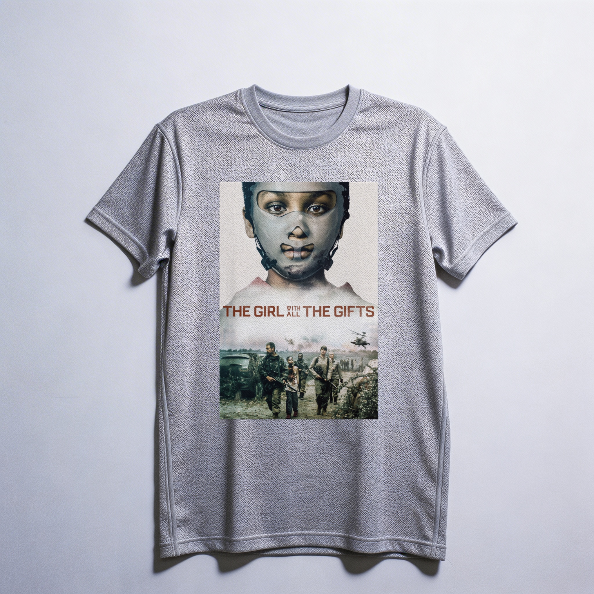 Camiseta_dry_fit_cinza_claro_camarada_do_alem_-_The_Girl_with_All_the_Gifts_A_garota_que_tinha_dons | The Girl with All the Gifts (A garota que tinha dons)