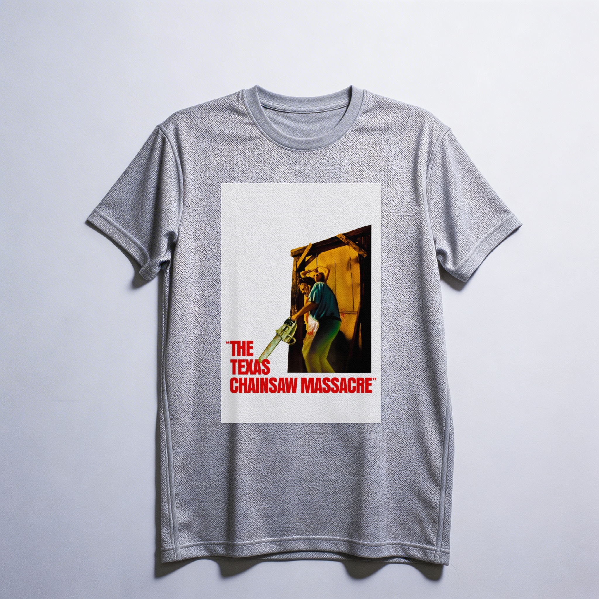 Camiseta_dry_fit_cinza_claro_camarada_do_alem_-_The_Texas_Chain_Saw_Massacre_O_massacre_da_serra_eletrica | The Texas Chain Saw Massacre (O massacre da serra elétrica)