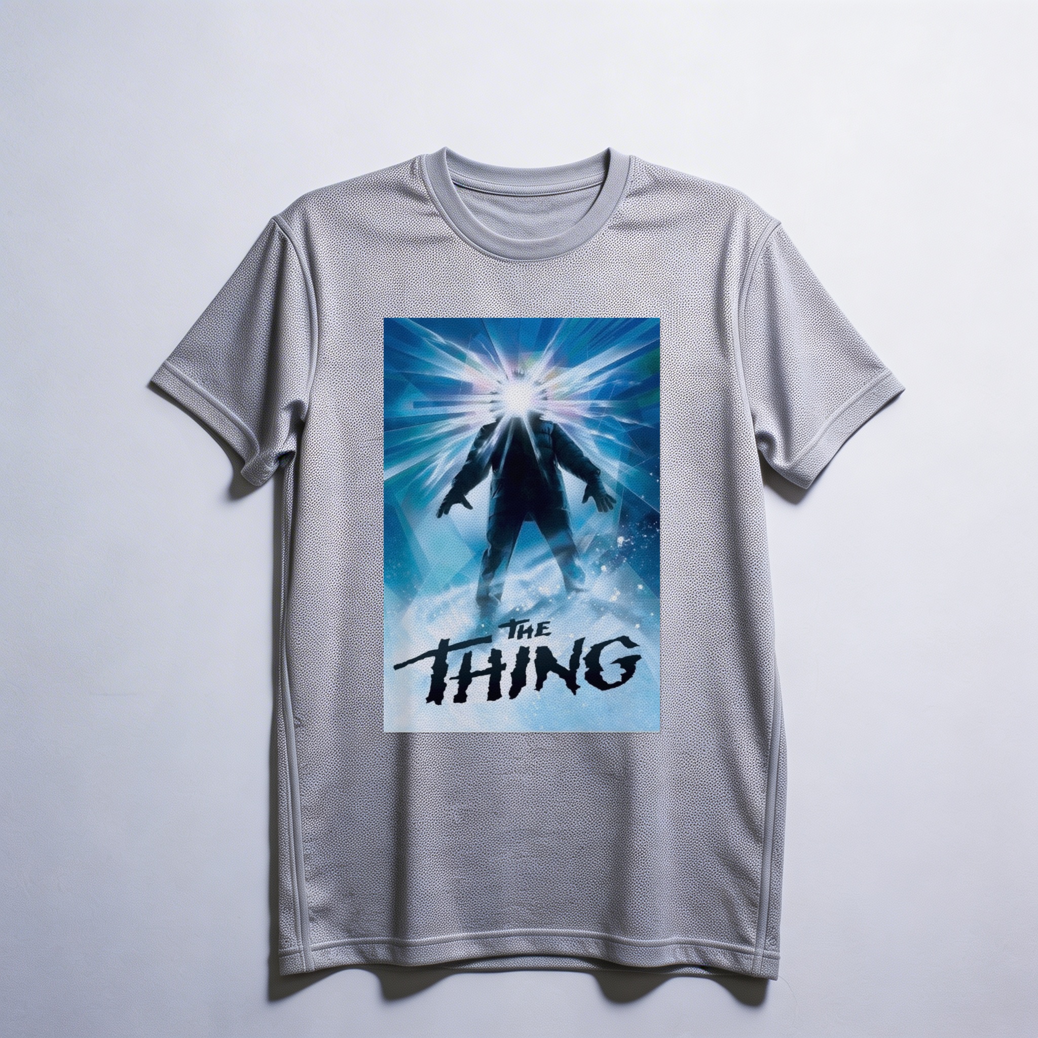 Camiseta_dry_fit_cinza_claro_camarada_do_alem_-_The_Thing_O_enigma_de_outro_mundo | The Thing (O enigma de outro mundo)