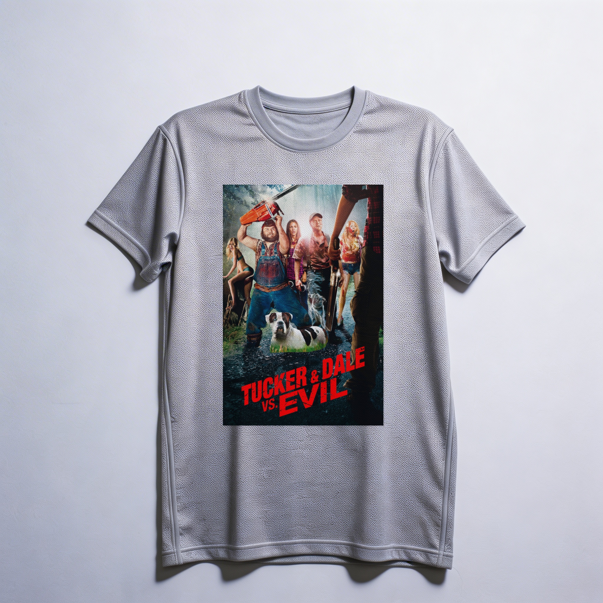 Camiseta_dry_fit_cinza_claro_camarada_do_alem_-_Tucker_and_Dale_vs_Evil_Tucker_Dale_contra_o_mal | Tucker and Dale vs Evil (Tucker & Dale contra o mal)