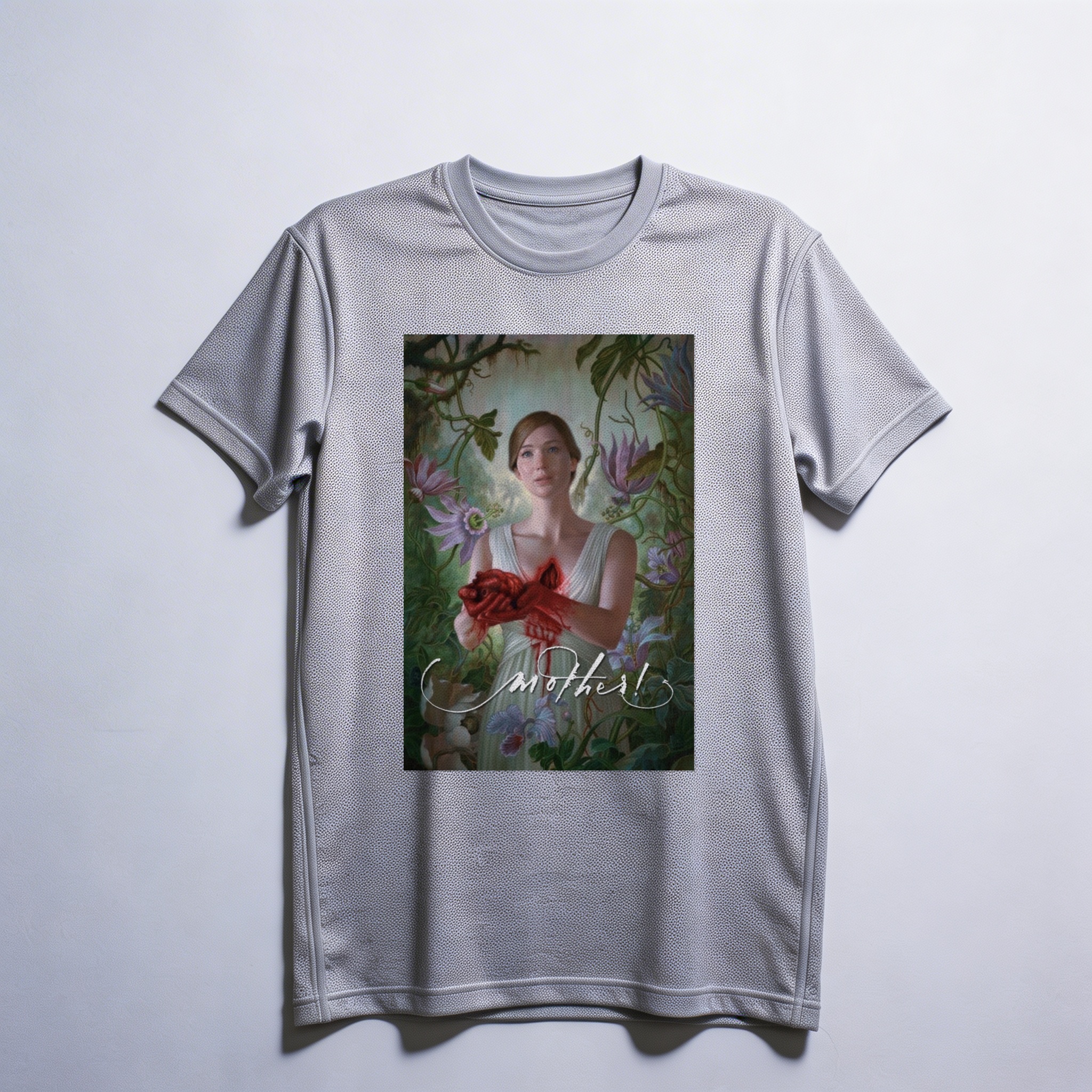 Camiseta_dry_fit_cinza_claro_camarada_do_alem_-_mother_Mae | mother (Mãe!)