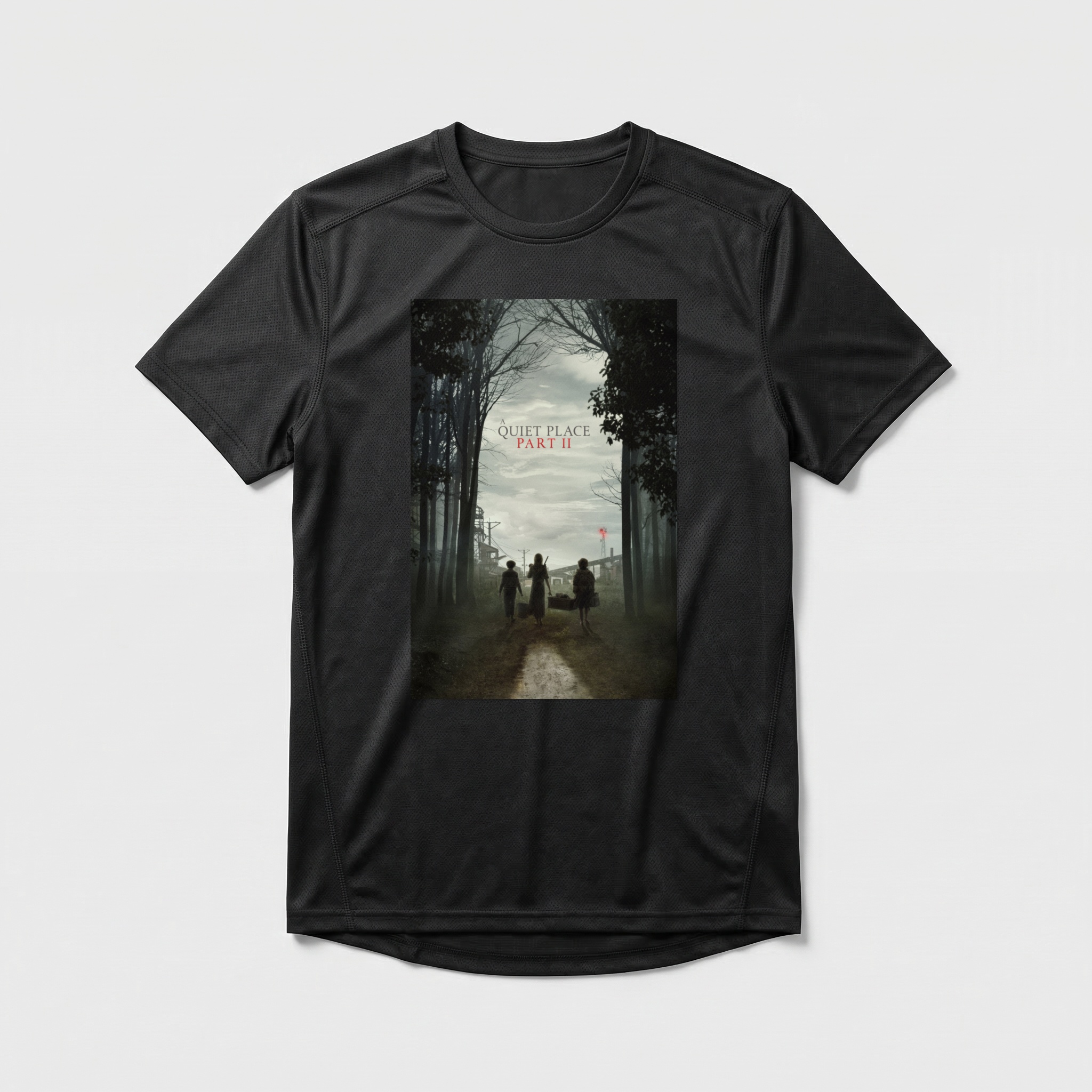 Camiseta_dry_fit_preto_camarada_do_alem_-_A_Quiet_Place_Part_II_Um_lugar_silencioso_-_parte_II | A Quiet Place Part II (Um lugar silencioso - parte II)