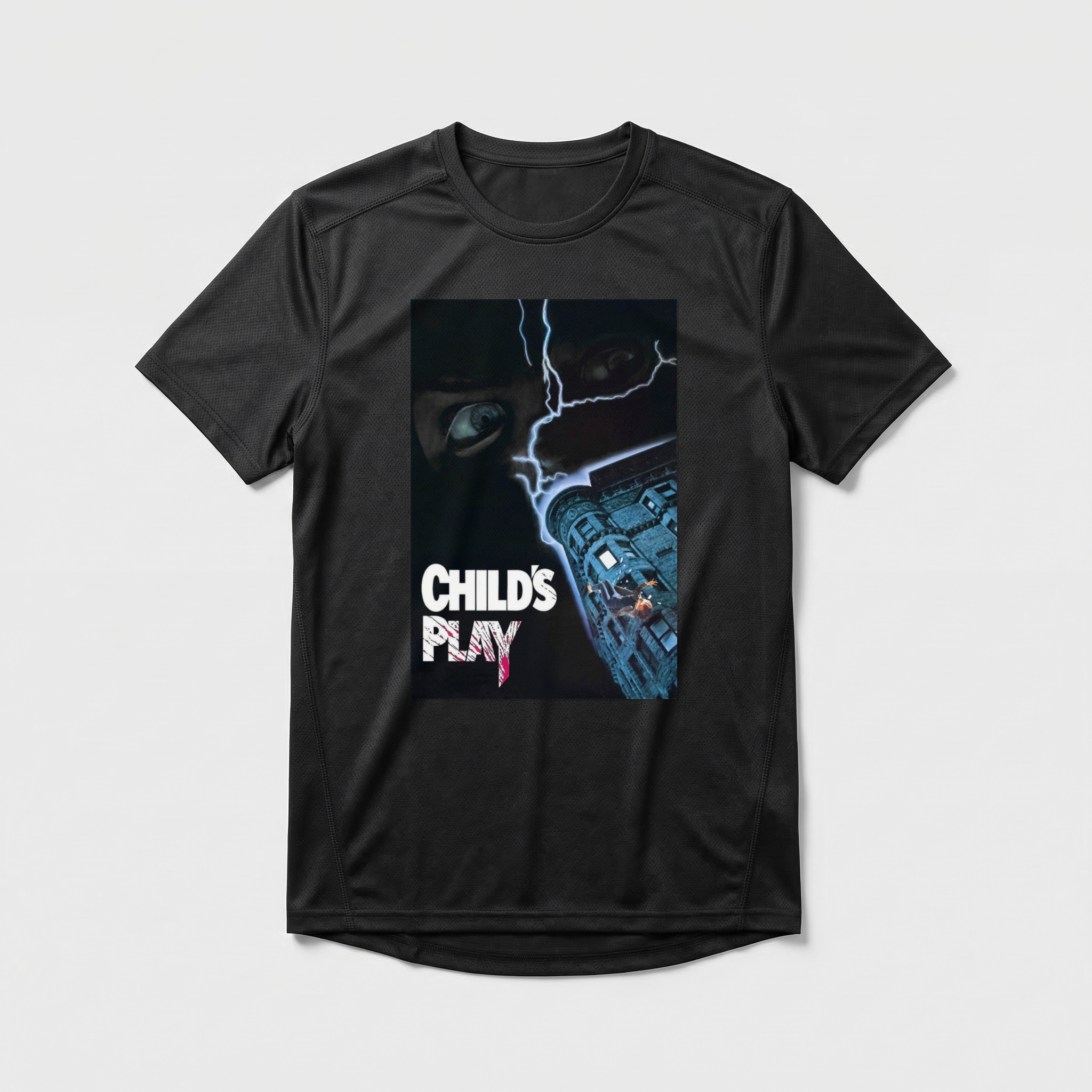 Camiseta_dry_fit_preto_camarada_do_alem_-_Childs_Play_Brinquedo_assassino | Childs Play (Brinquedo assassino)