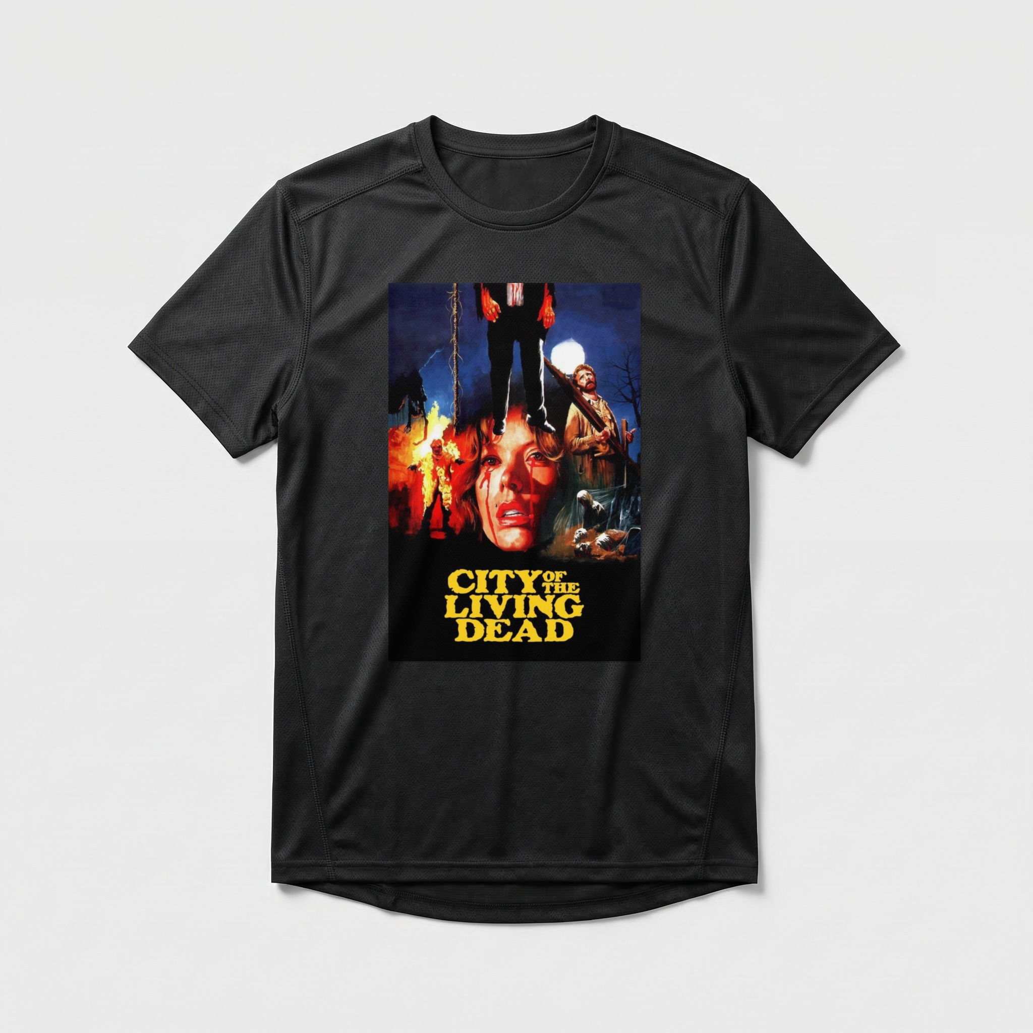 Camiseta_dry_fit_preto_camarada_do_alem_-_City_of_the_Living_Dead_Pavor_na_cidade_dos_zumbis | City of the Living Dead (Pavor na cidade dos zumbis)
