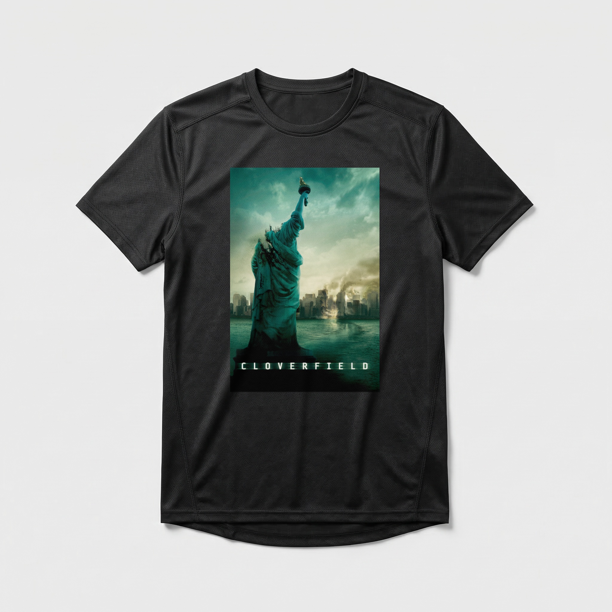 Camiseta_dry_fit_preto_camarada_do_alem_-_Cloverfield_Cloverfield_-_monstro | Cloverfield (Cloverfield - monstro)