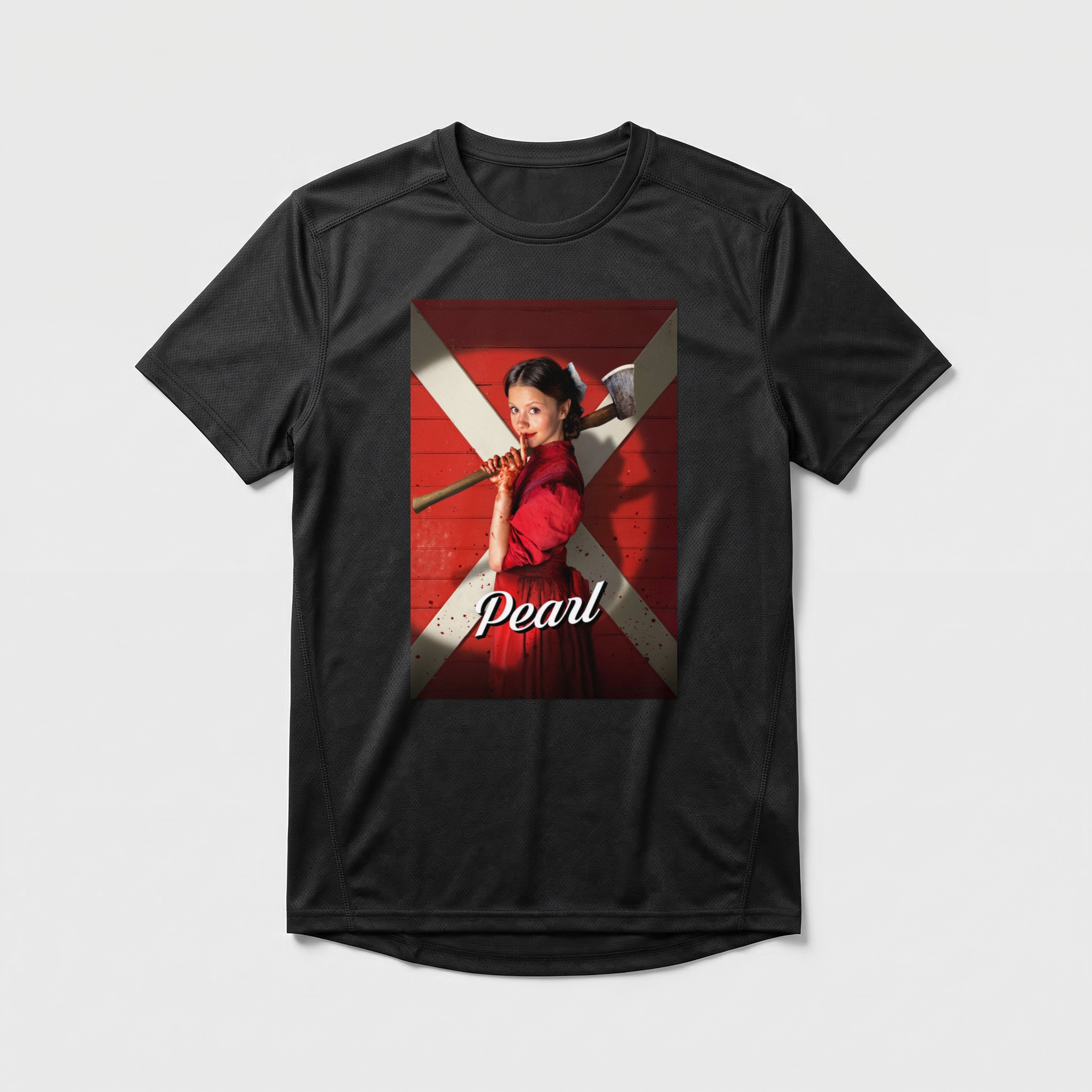 Camiseta_dry_fit_preto_camarada_do_alem_-_Pearl | Pearl