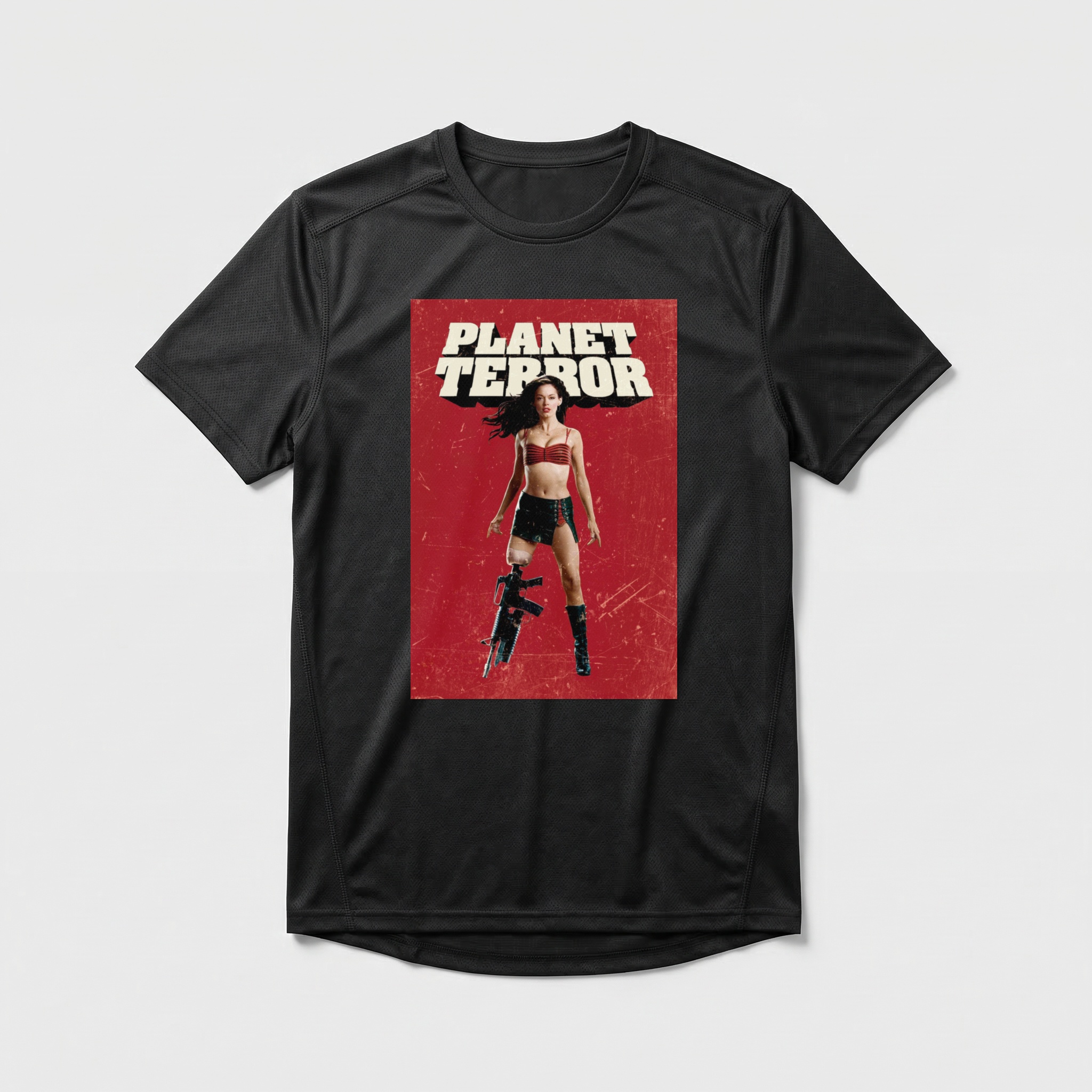 Camiseta_dry_fit_preto_camarada_do_alem_-_Planet_Terror_Planeta_terror | Planet Terror (Planeta terror)
