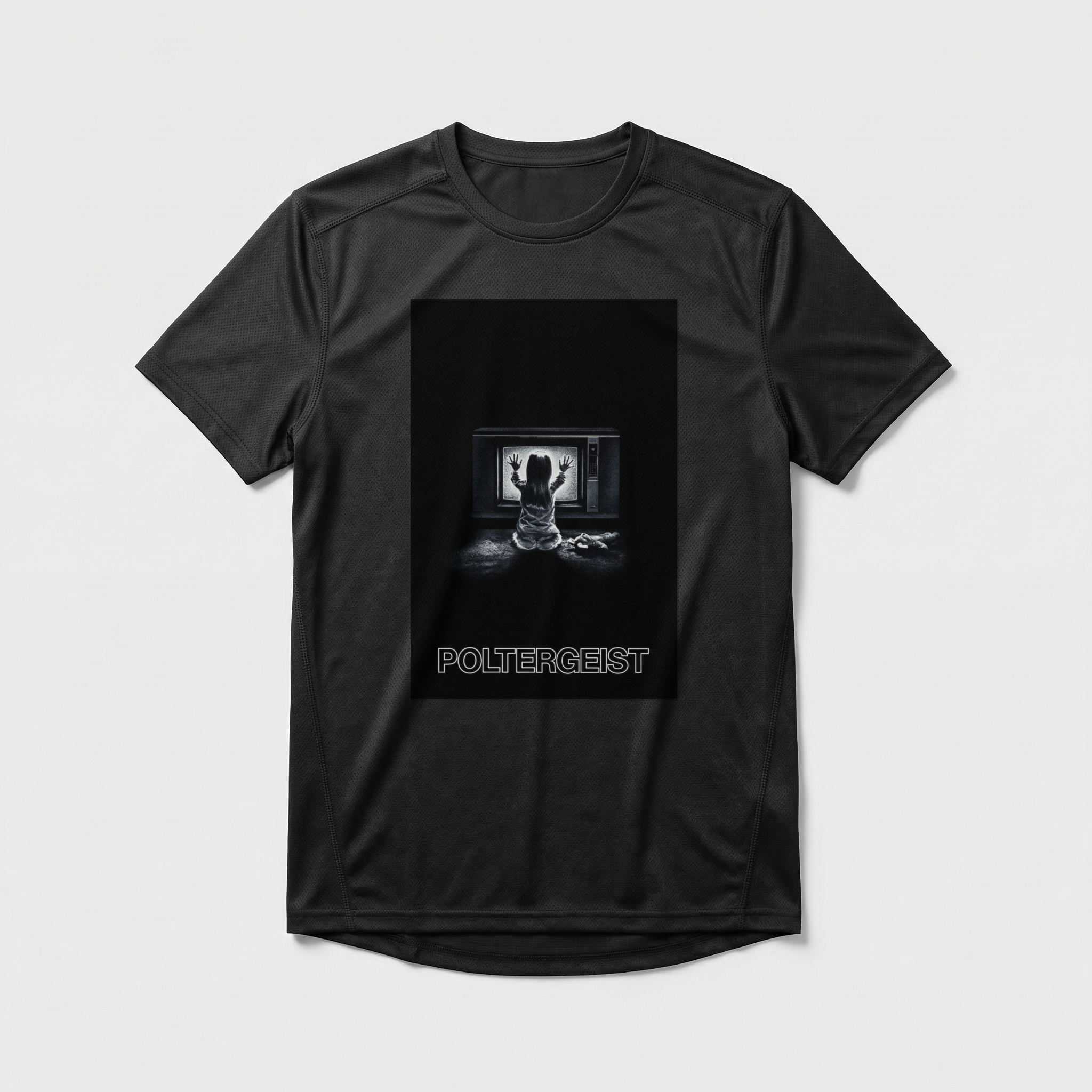 Camiseta_dry_fit_preto_camarada_do_alem_-_Poltergeist_Poltergeist_-_o_fenomeno | Poltergeist (Poltergeist - o fenômeno)