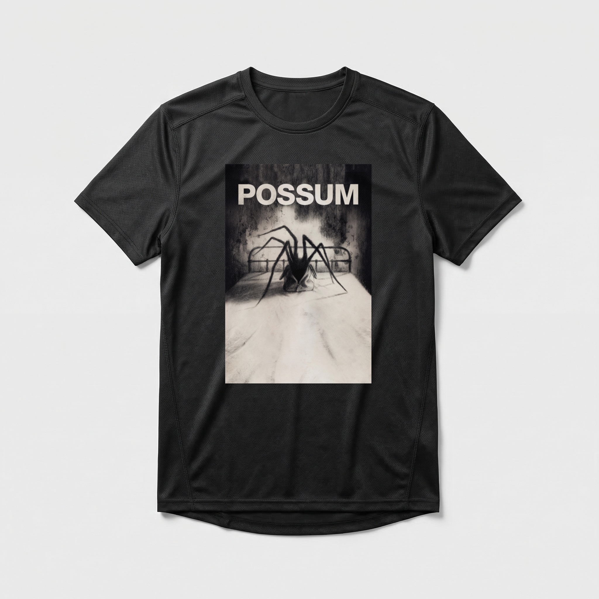 Camiseta_dry_fit_preto_camarada_do_alem_-_Possum | Possum