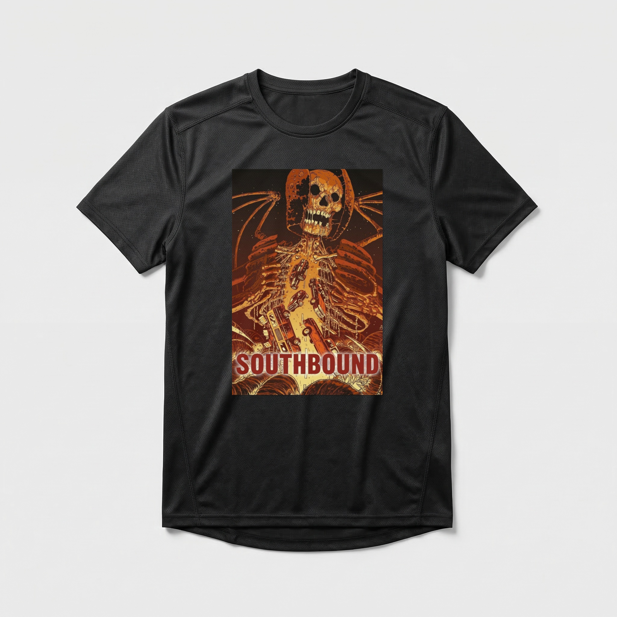 Camiseta_dry_fit_preto_camarada_do_alem_-_Southbound | Southbound