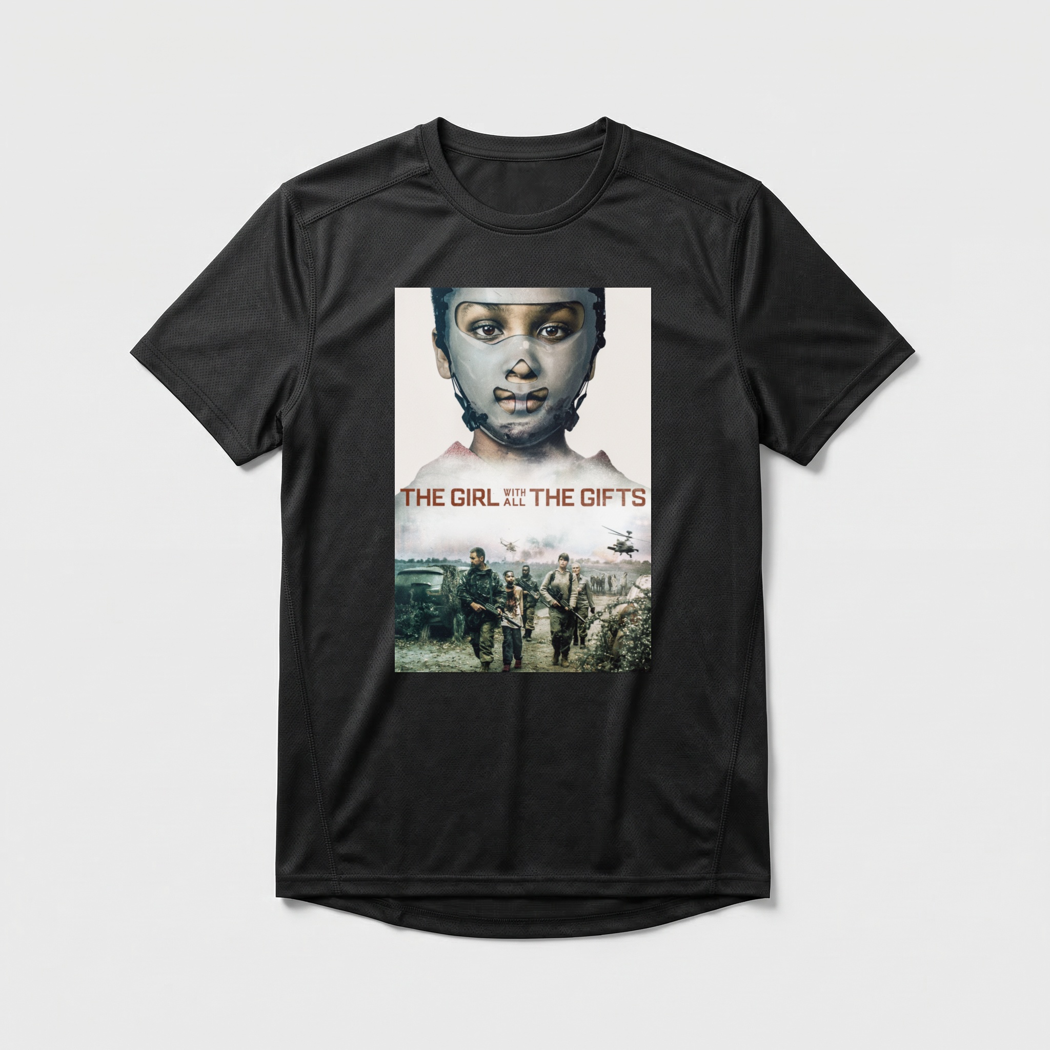 Camiseta_dry_fit_preto_camarada_do_alem_-_The_Girl_with_All_the_Gifts_A_garota_que_tinha_dons | The Girl with All the Gifts (A garota que tinha dons)