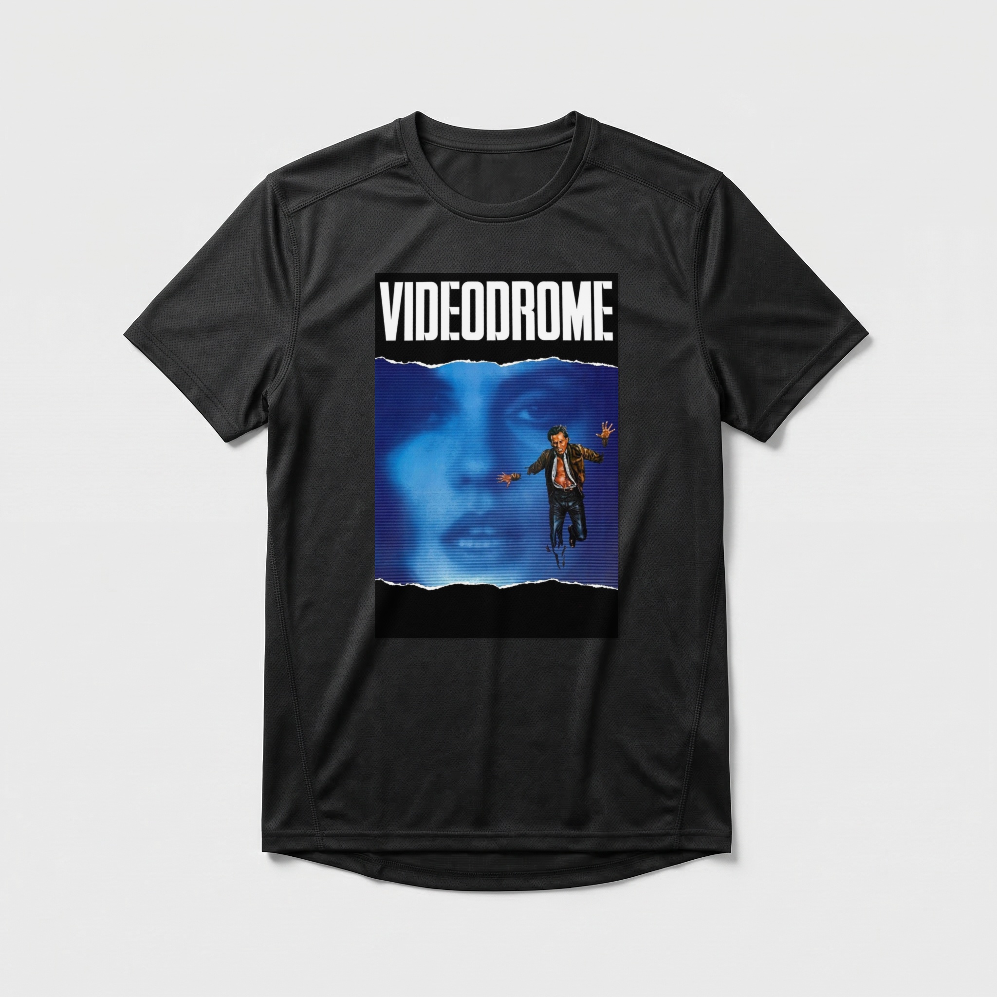 Camiseta_dry_fit_preto_camarada_do_alem_-_Videodrome_Videodrome_-_a_sindrome_do_video | Videodrome (Videodrome - a síndrome do vídeo)