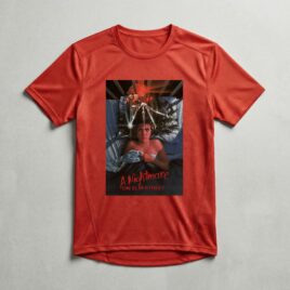 Camiseta_dry_fit_vermelho_camarada_do_alem_-_A_Nightmare_on_Elm_Street_A_hora_do_pesadelo | A Nightmare on Elm Street (A hora do pesadelo)