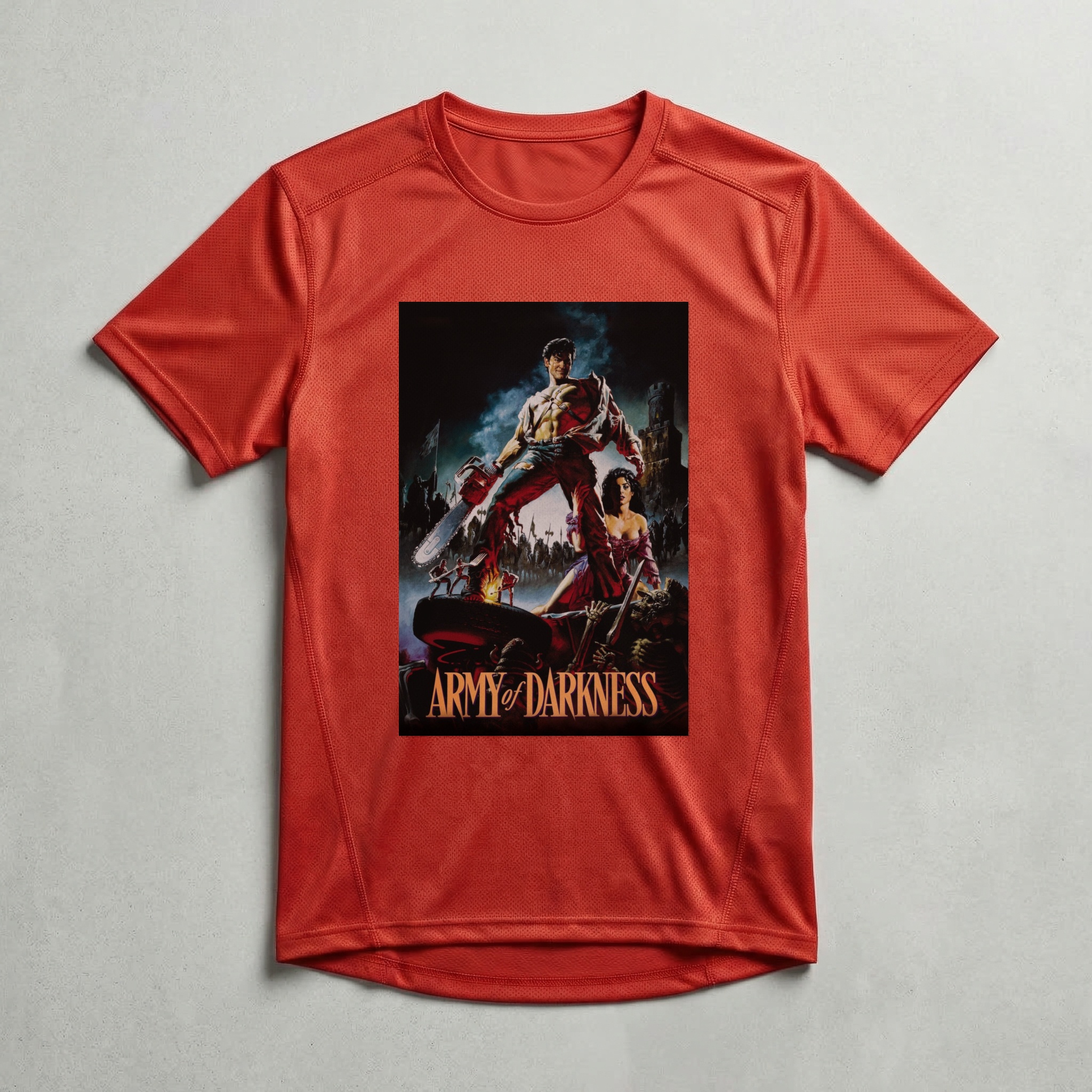 Camiseta_dry_fit_vermelho_camarada_do_alem_-_Army_of_Darkness_Uma_noite_alucinante_3 | Army of Darkness (Uma noite alucinante 3)