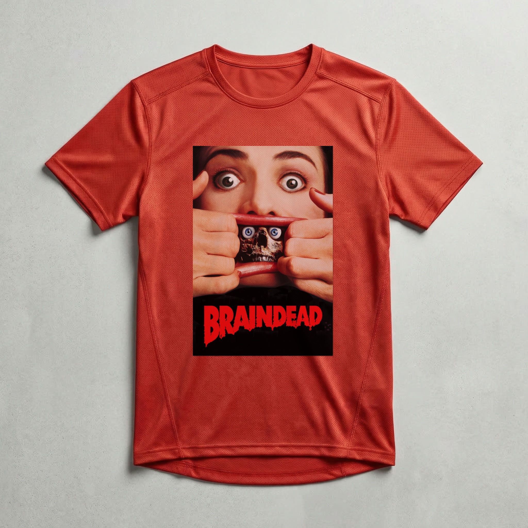 Camiseta_dry_fit_vermelho_camarada_do_alem_-_Braindead_Fome_animal | Braindead (Fome animal)