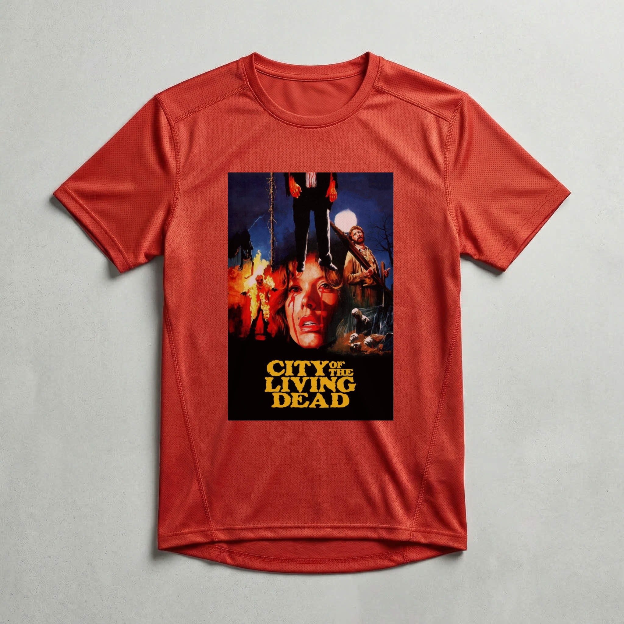 Camiseta_dry_fit_vermelho_camarada_do_alem_-_City_of_the_Living_Dead_Pavor_na_cidade_dos_zumbis | City of the Living Dead (Pavor na cidade dos zumbis)